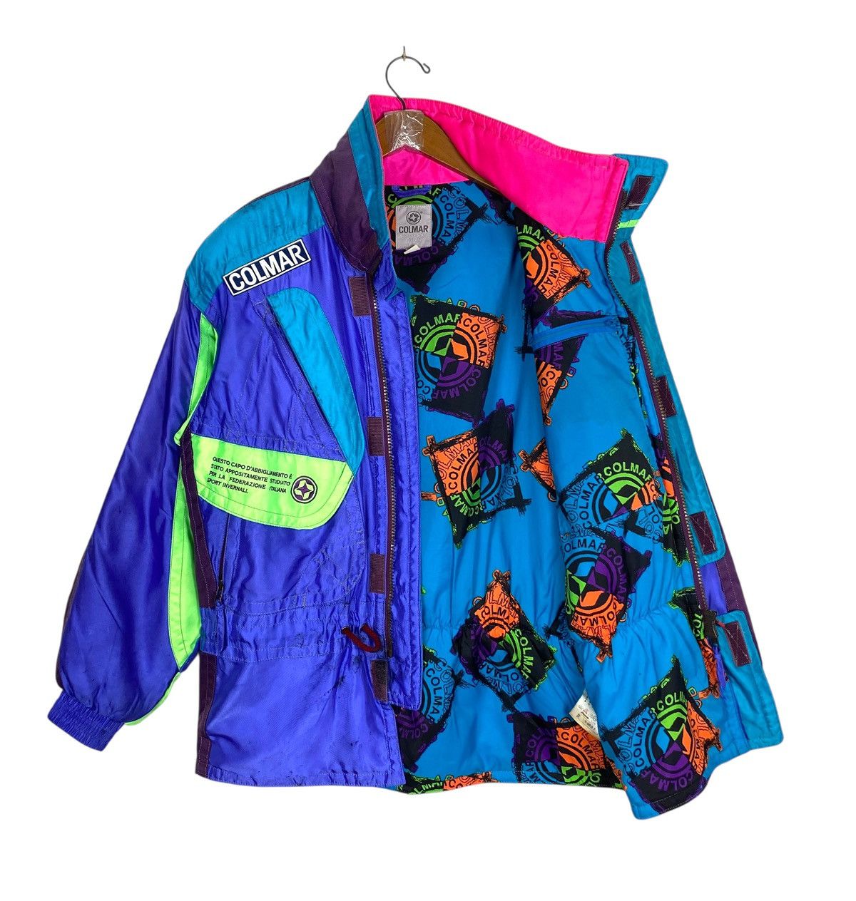 Rare‼️ Vintage Colmar by Mizuno Ski Jacket Multicolour