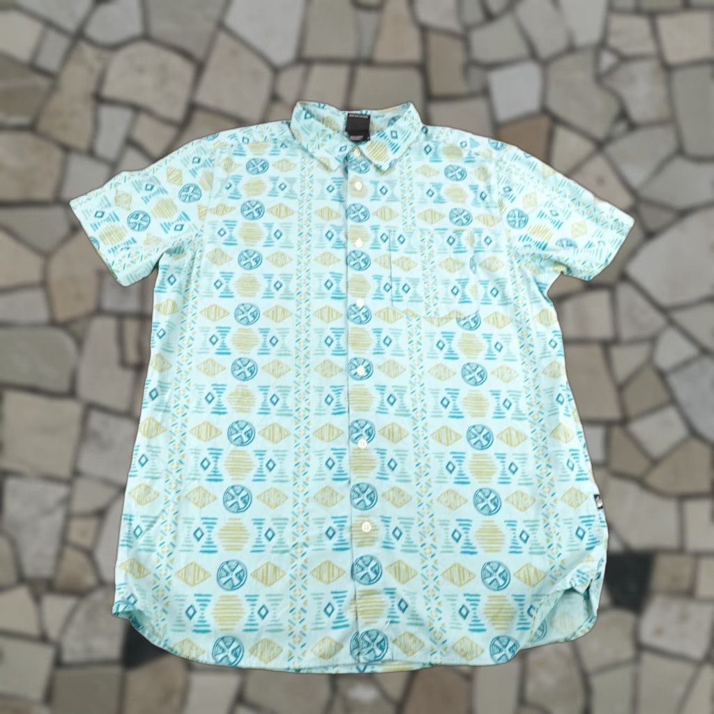 The North Face The North Face North Face Shirt Mens Large Blue Baytrail Geometric Button Up Hiking Outdoors Size US L / EU 52-54 / 3 - 1 Thumbnail