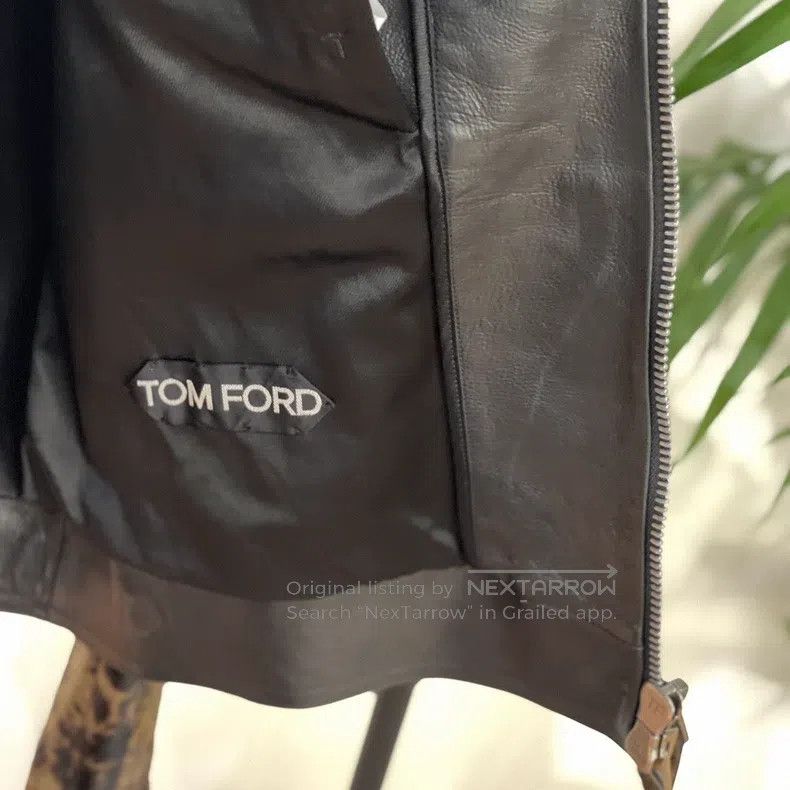 Tom Ford Tom Ford Brushed Leather Jacket Size US M / EU 48-50 / 2 - 4 Thumbnail