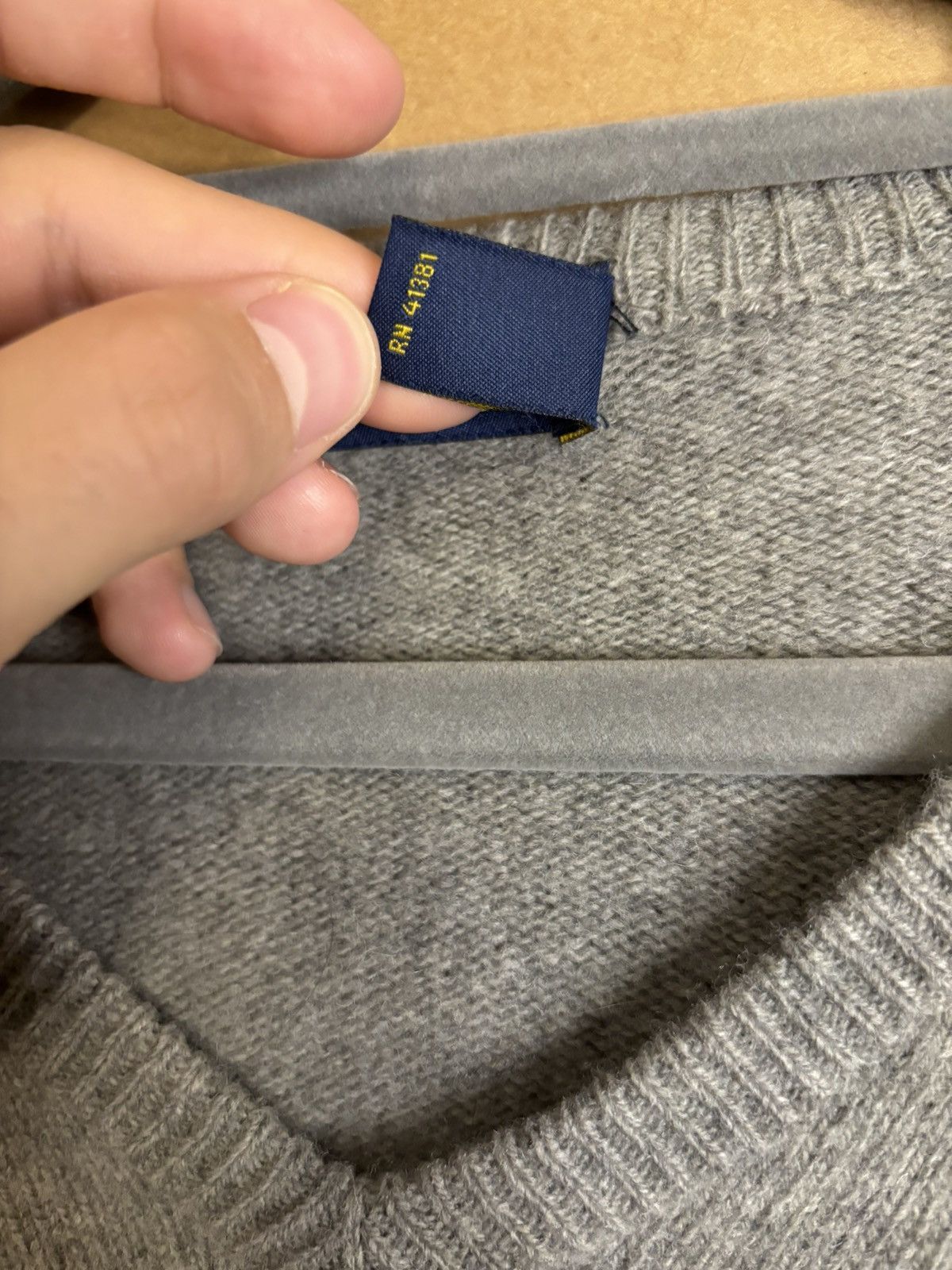 Polo Ralph Lauren × Ralph Lauren Ralph Lauren Wool V Neck Sweater Size US M / EU 48-50 / 2 - 3 Thumbnail