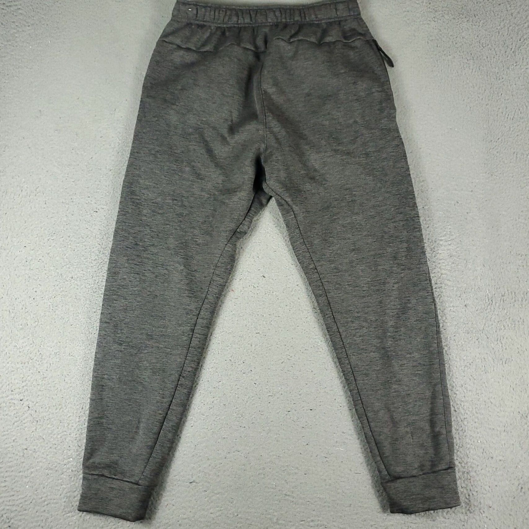 Nike Nike Pants Joggers Mens Size M Gray Therma Fit Pockets Sweatpants Fleece Cotton Polyester Tie Zipper Pocket Nike Swoosh Dri Fit Size US 31 - 6 Thumbnail