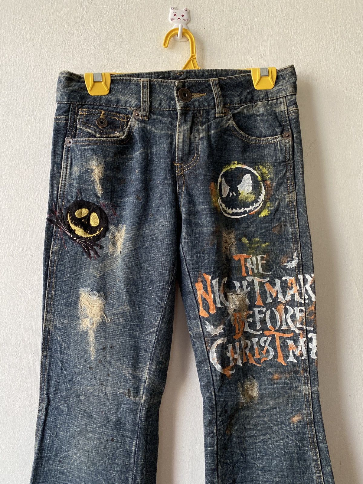 Japanese Brand Japanese Brand Back Rush Flare Distressed Denim Size US 29 - 3 Thumbnail
