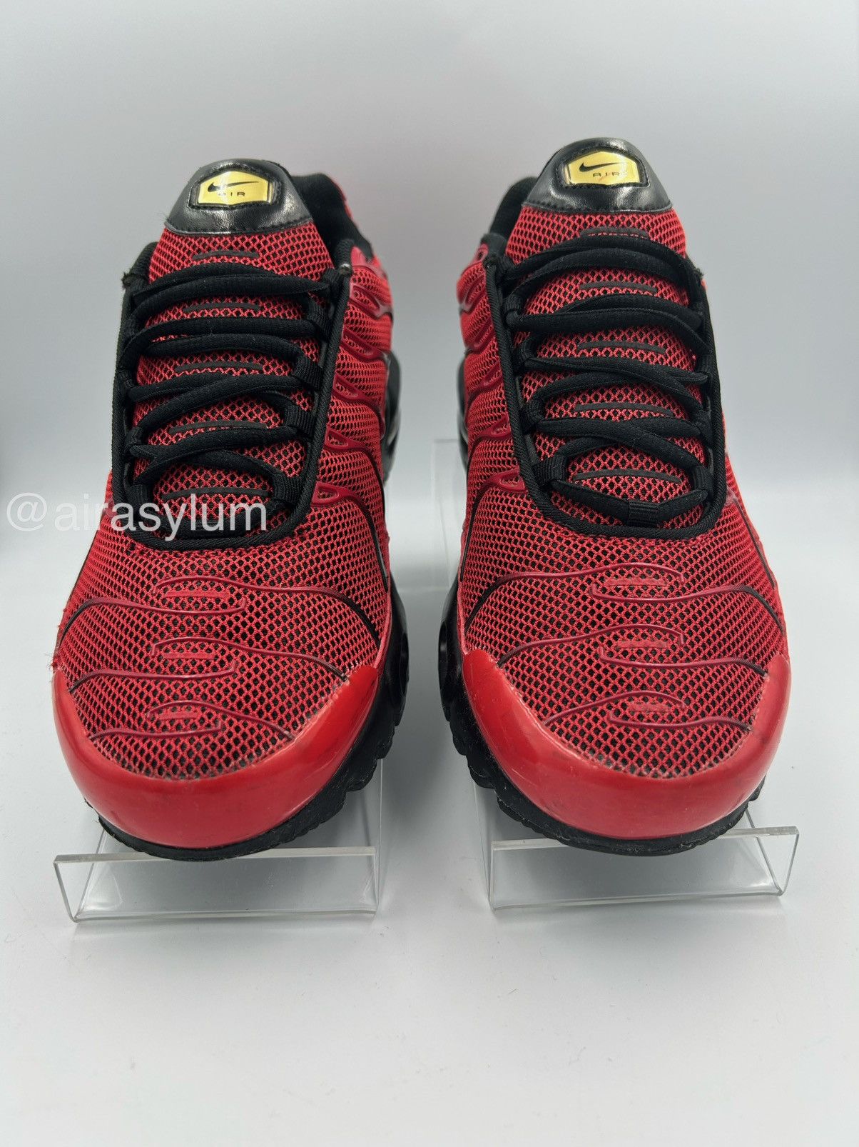 Nike 👹2015 Nike Air Max Plus Tuned Air Tn ”Diablo Red / Loves” Size US 10.5 / EU 43-44 - 6 Thumbnail