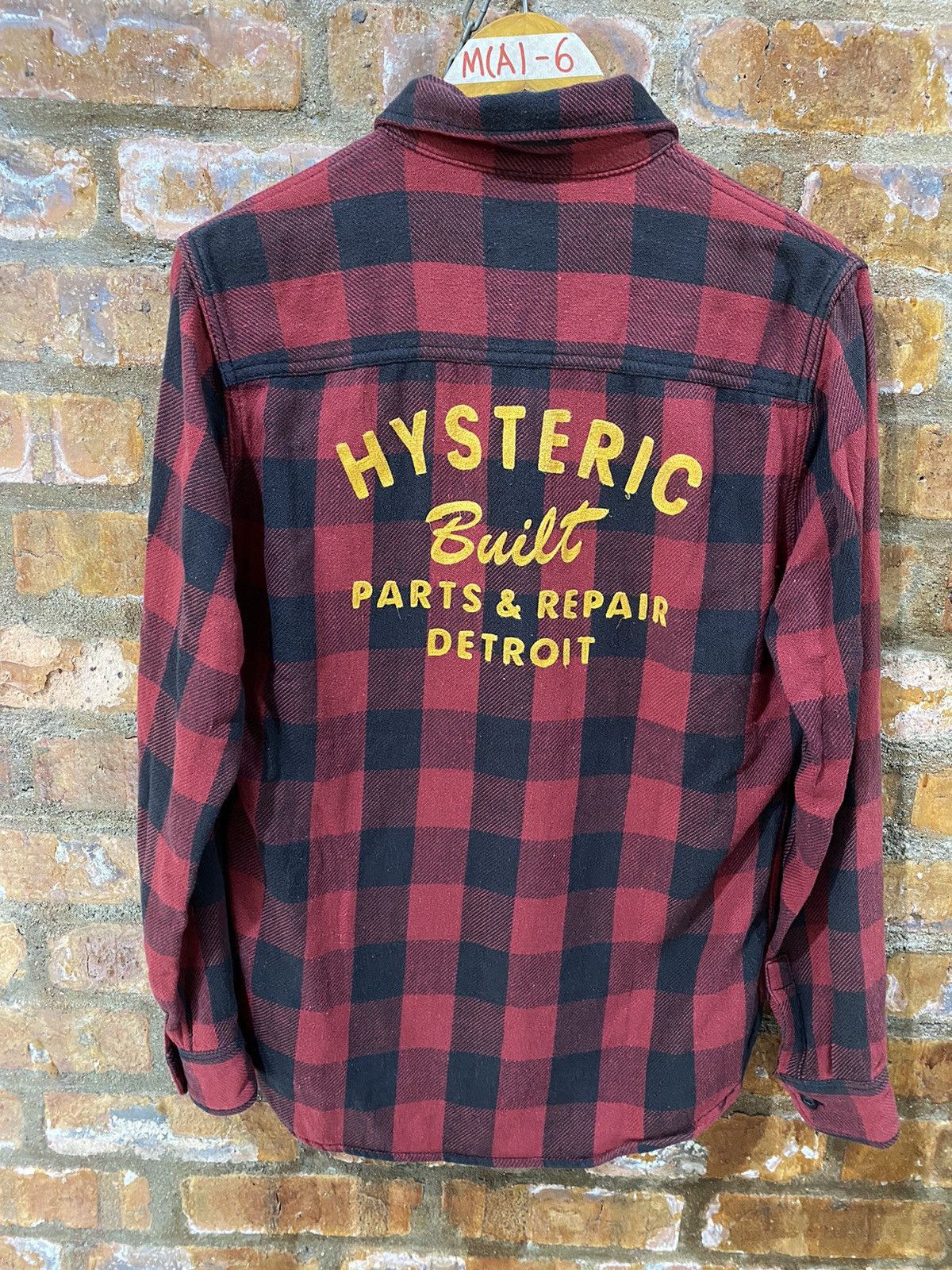 Hysteric Glamour 1990s 🔥 Checked Chain stitch flannel Size US M / EU 48-50 / 2 - 9 Thumbnail