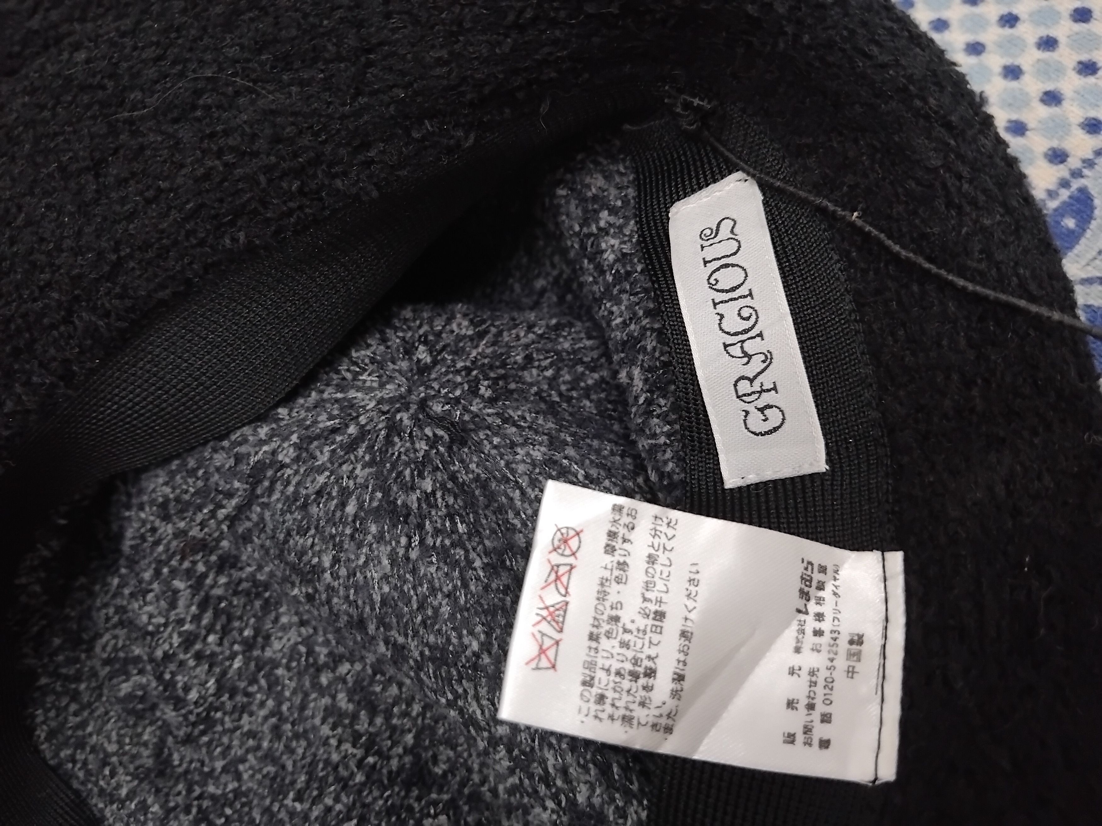 Japanese Brand 💥Gracious grey colour hat Size ONE SIZE - 2 Thumbnail