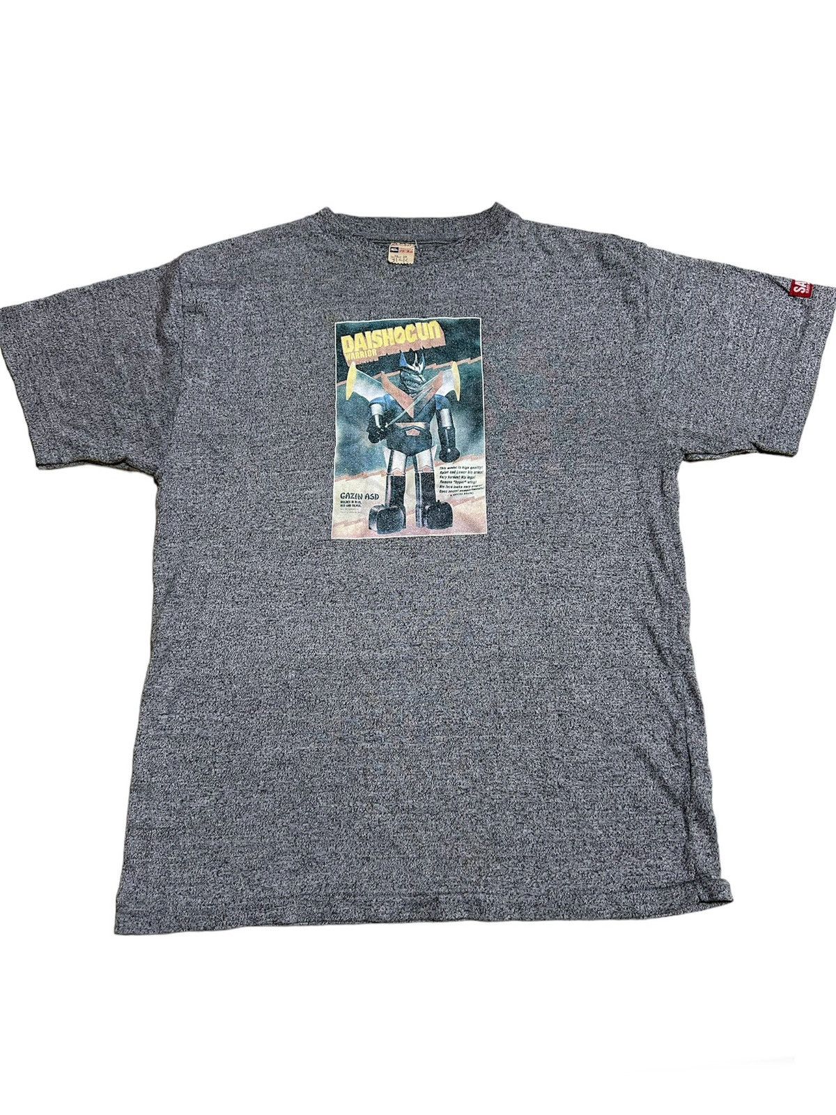 image of Anima x Movie Dai Shogun Warior Anime Television Series in Grey, Men's (Size Medium)