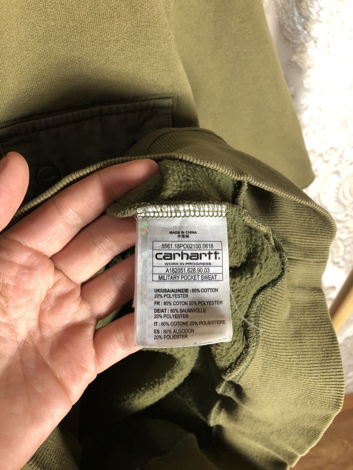 Carhartt Wip VINTAGE CARHARTT WIP MILITARY POCKET SWEATER DESIGNER Y2K Size US M / EU 48-50 / 2 - 5 Thumbnail