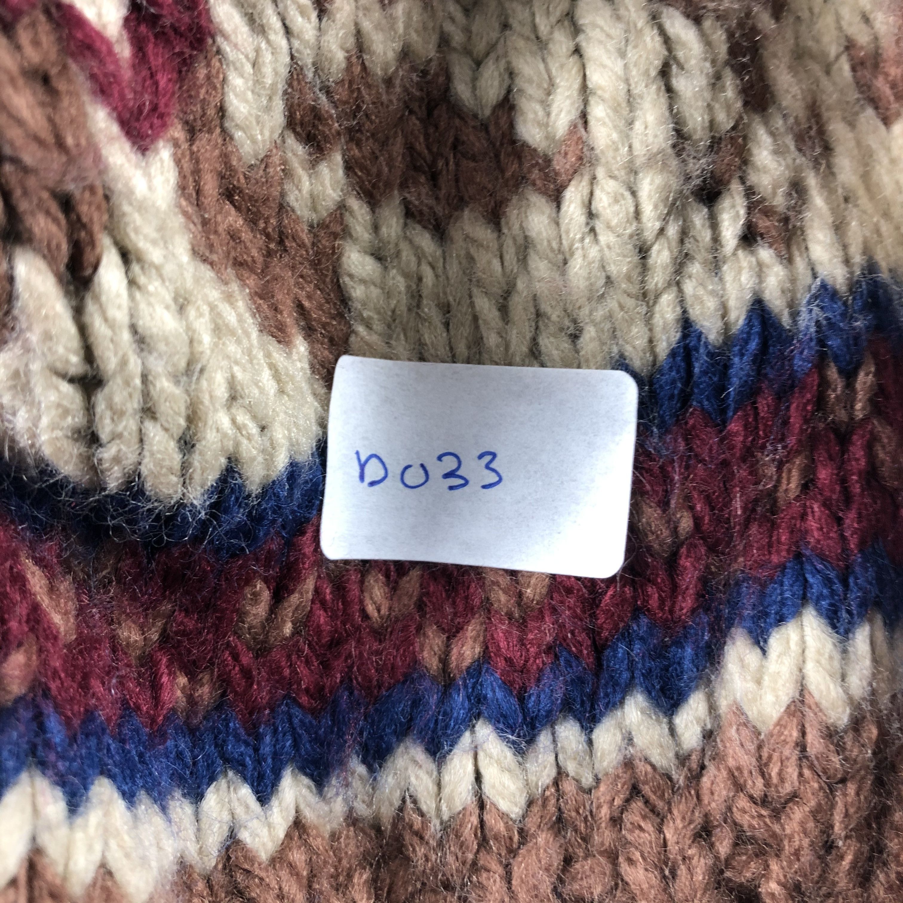 Japanese Brand × Vintage Fair Isle Beanie Snow Hat Snow Cap -D033 Size ONE SIZE - 5 Thumbnail