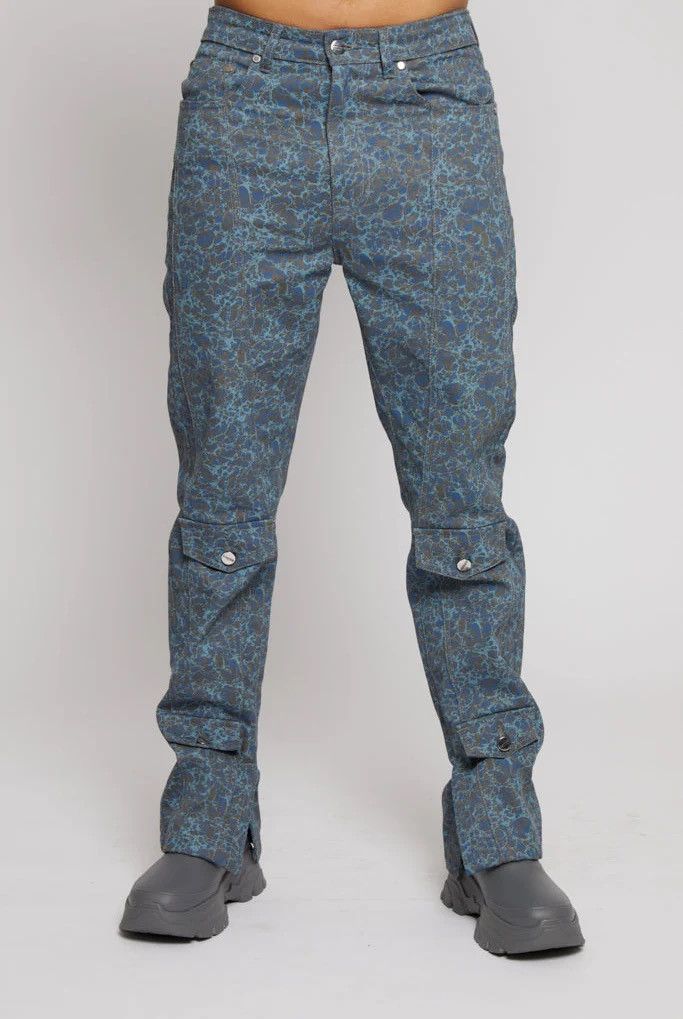 Other Herman&Co Camouflage Blue Denim Jeans Men size M Size US 32 / EU 48 - 2 Thumbnail