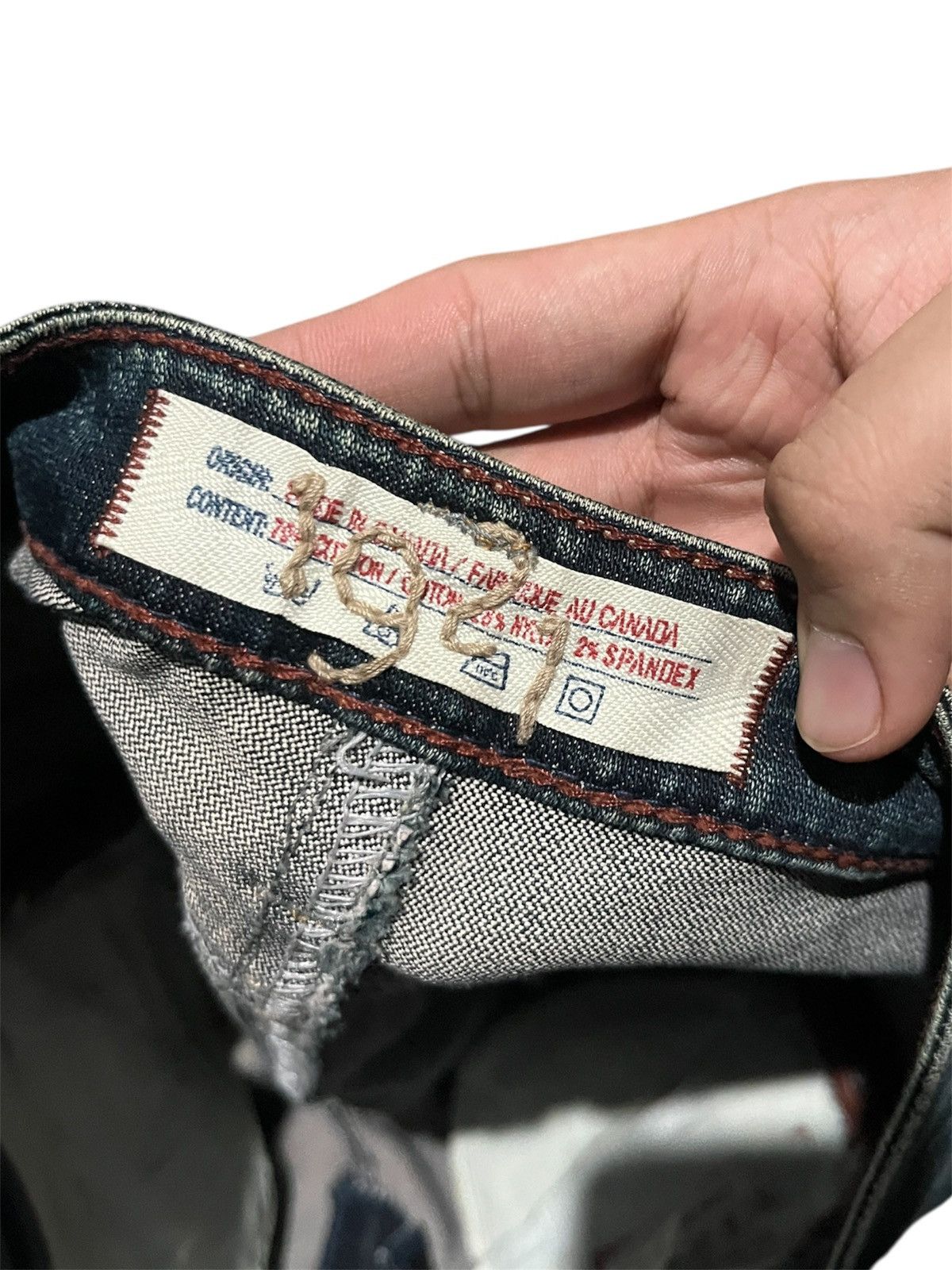 Hysteric Glamour × Japanese Brand × Tornado Mart Flared 💥 1921 Art Dark Blue Denim Rugged Y2K Size 30" / US 8 / IT 44 - 8 Thumbnail