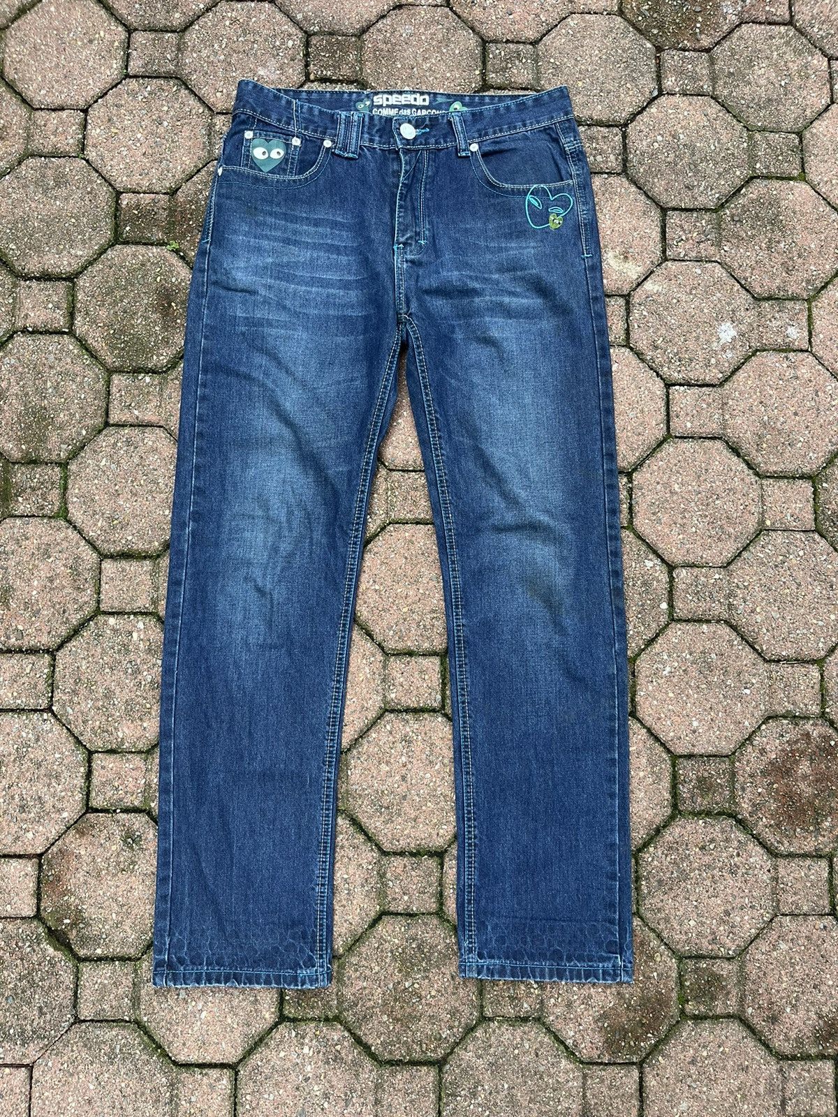 Comme des Garcons × Levi's × Speedo CDG Levi Opening Ceremony Rare Jeans 🔥🔥🔥 Size US 32 / EU 48 - 1 Thumbnail