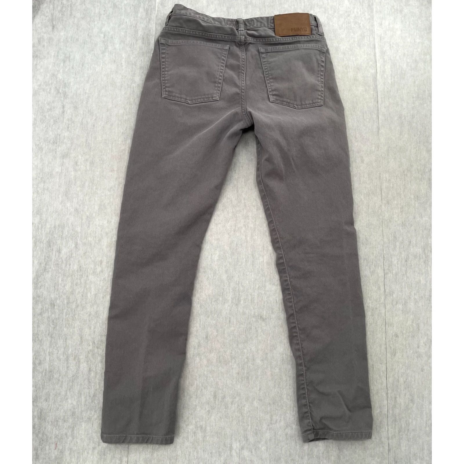 Vintage Peter Manning Pants Adult 28 Gray 5 Pocket Stretch Twills NYC Mens Size US 28 / EU 44 - 2 Thumbnail