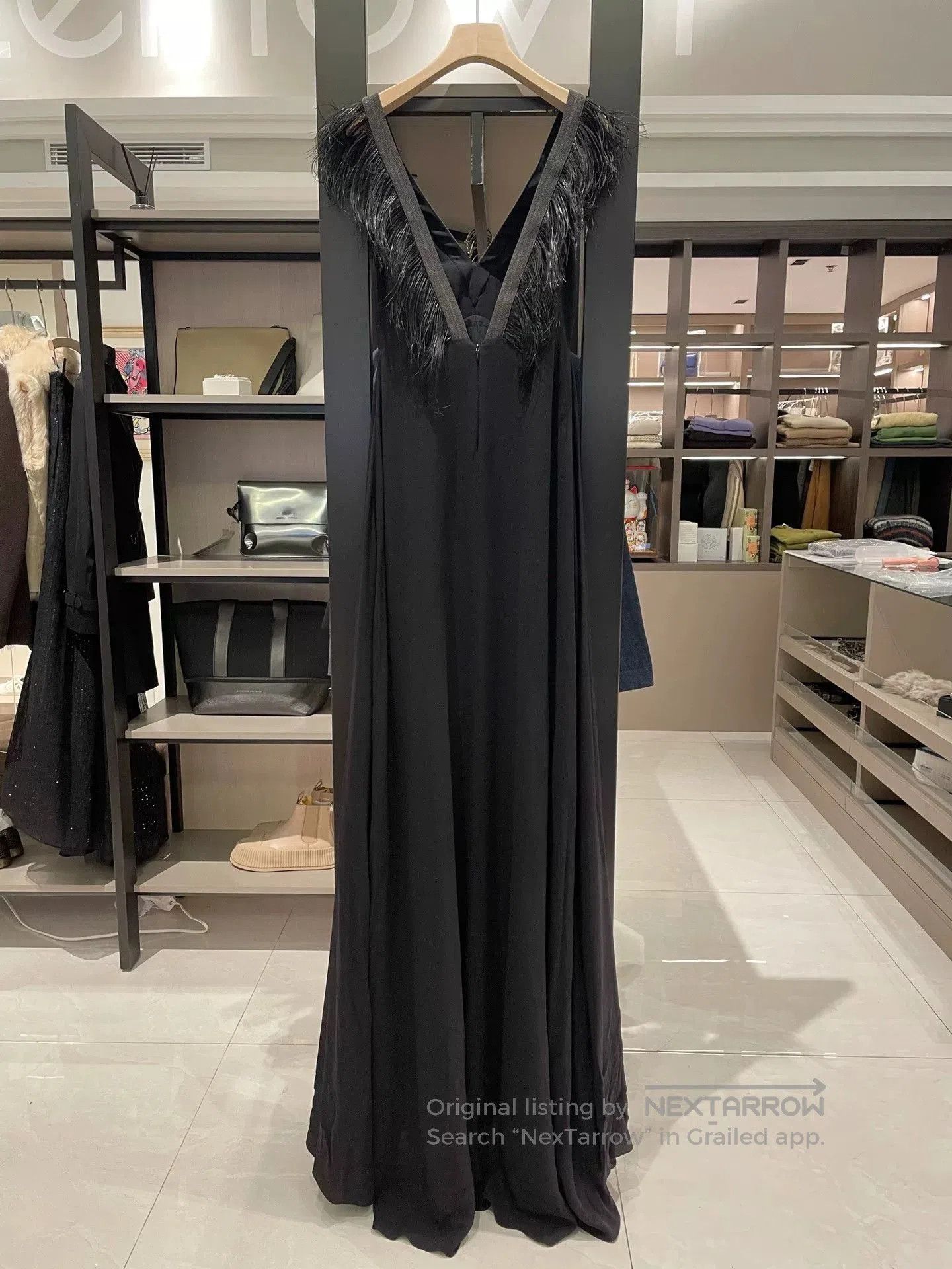 Brunello Cucinelli Brunello Cucinelli Silk Beaded Gown S. Size US 36 / EU 52 - 2 Thumbnail