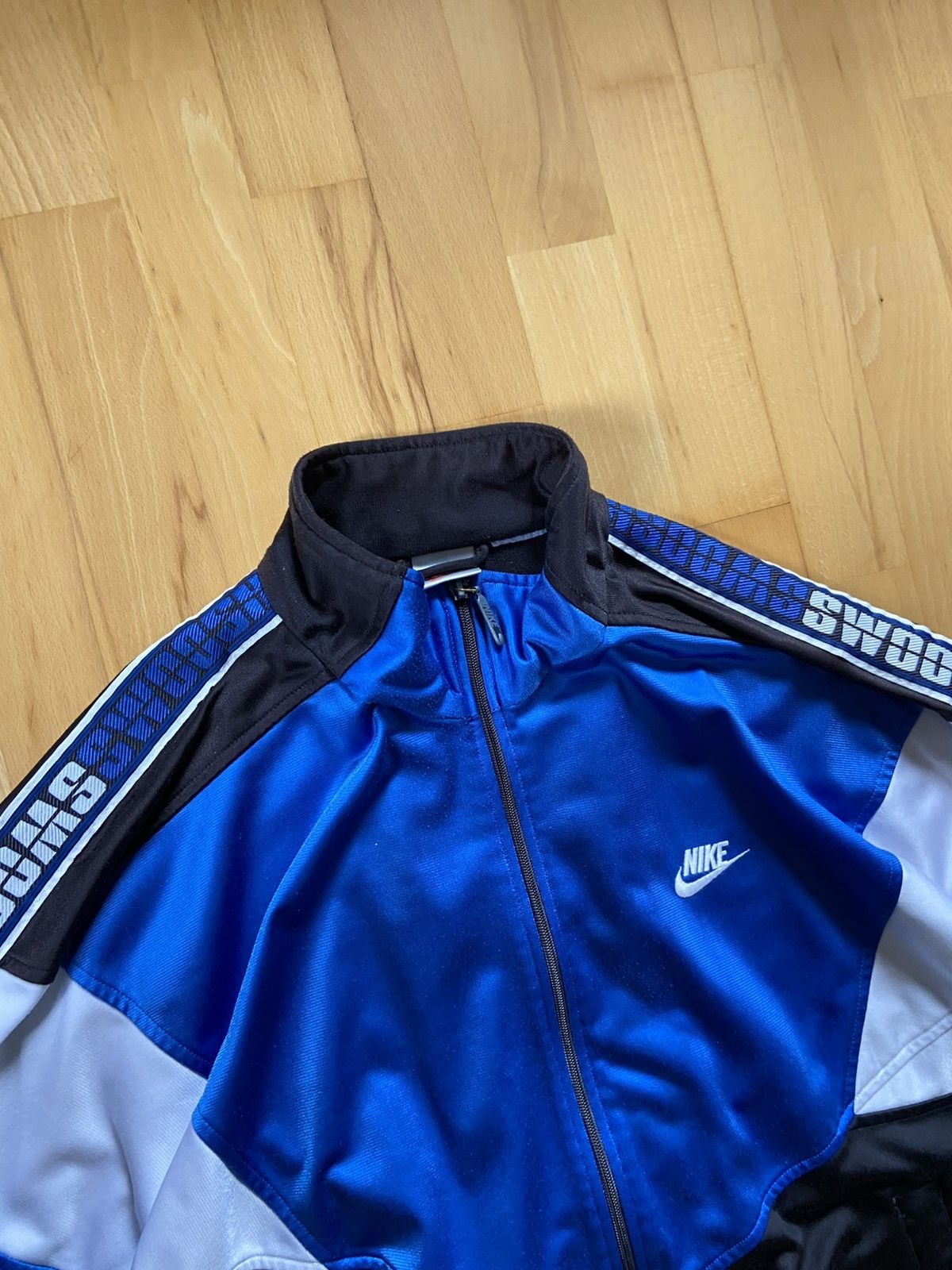 Nike Vintage Nike Swoosh Zip Hoodie, blue Size US L / EU 52-54 / 3 - 5 Thumbnail