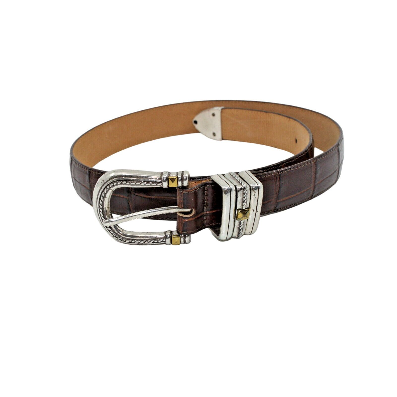 Brighton A4 Auth BRIGHTON Leather Alligator print Belt Size S / 28 Size ONE SIZE - 3 Thumbnail