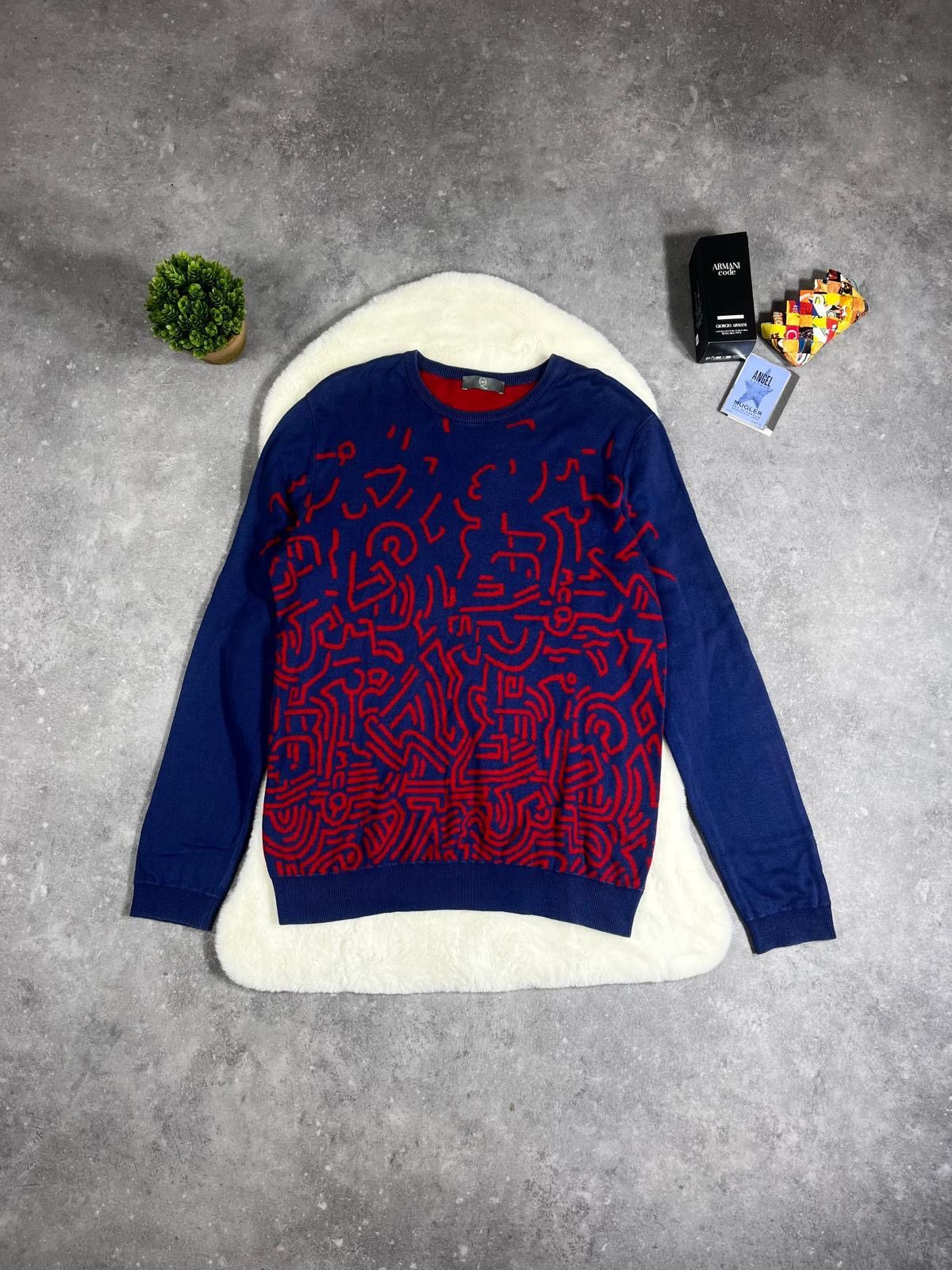 Alexander McQueen × MCQ × Vintage Abstract Mcqueen MCQ Jumper Streetwear Size US M / EU 48-50 / 2 - 3 Thumbnail
