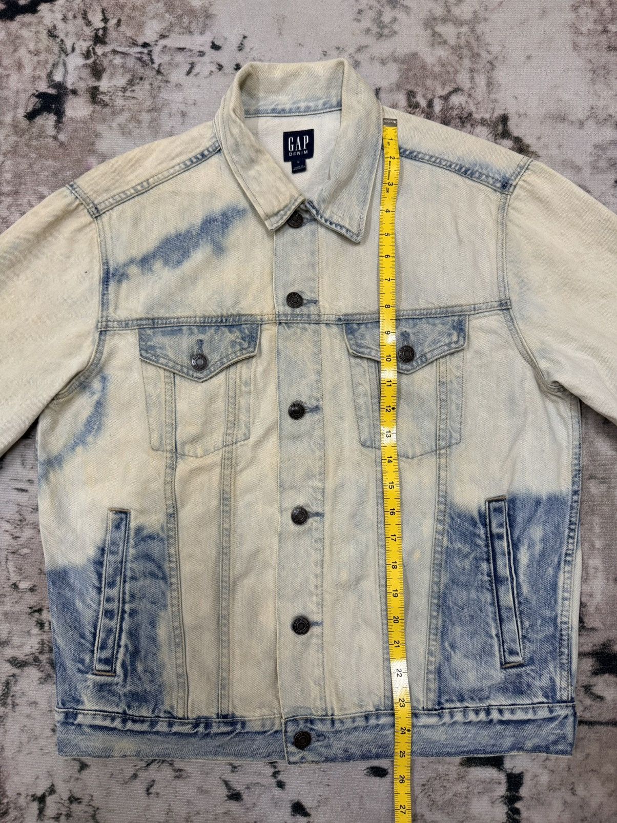 Gap Gap Denim Acid Wash Denim Jacket Size US M / EU 48-50 / 2 - 18 Thumbnail
