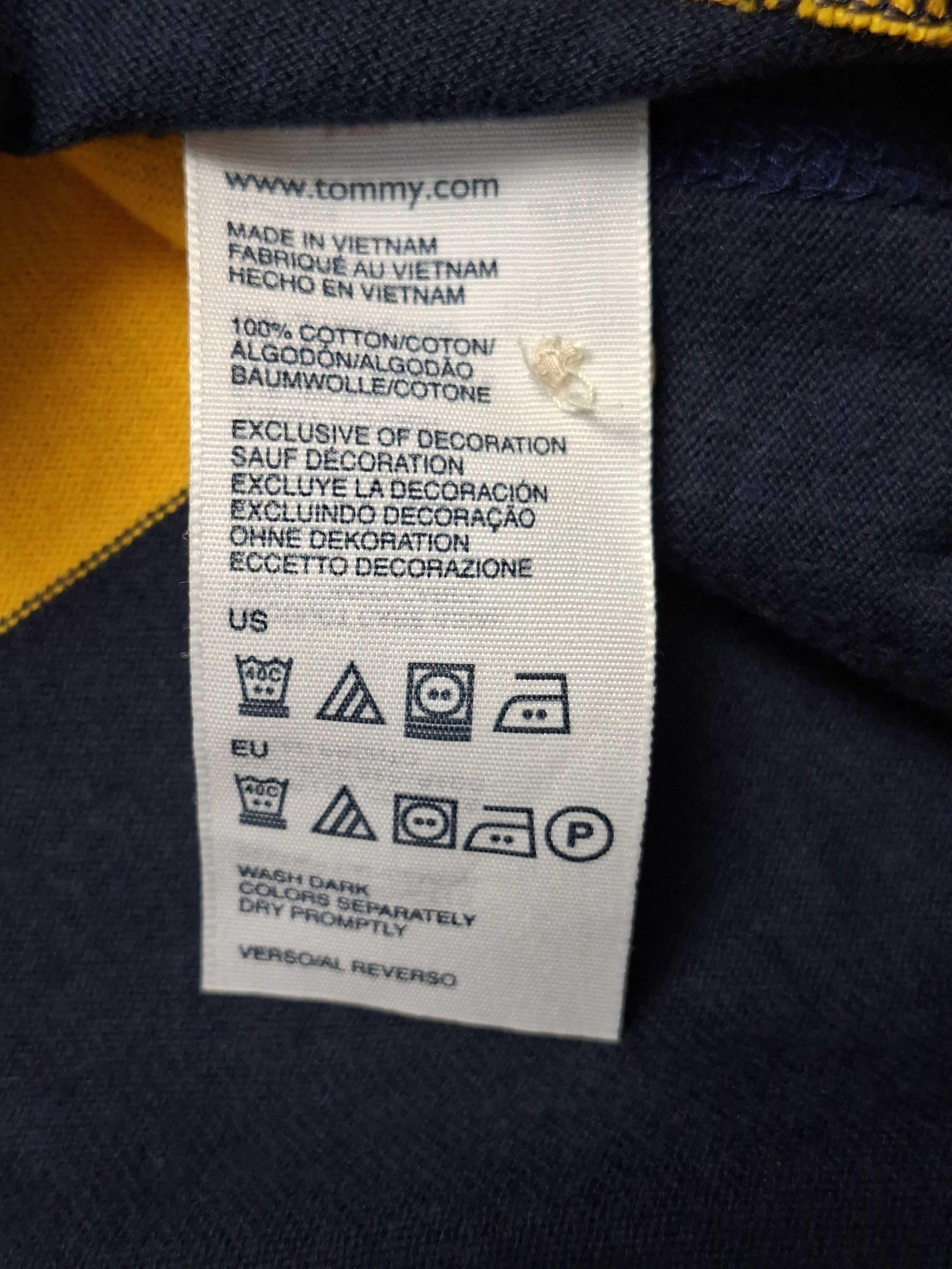 Tommy Hilfiger Vintage Tommy Hilfiger Rugby Mini Dress Navy&Yellow Striped Size S / US 4 / IT 40 - 10 Thumbnail