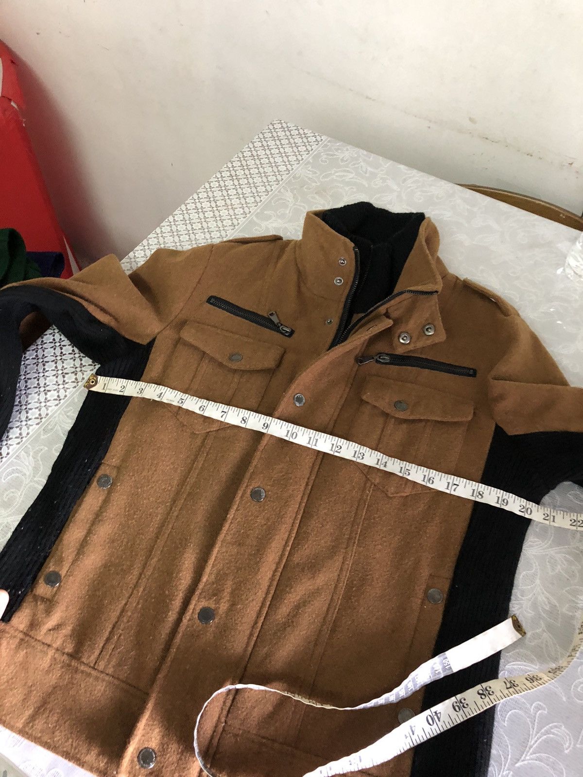 Japanese Brand SemanticDesign Bondage Punk Double Wool Zipper Jacket Size US L / EU 52-54 / 3 - 17 Thumbnail