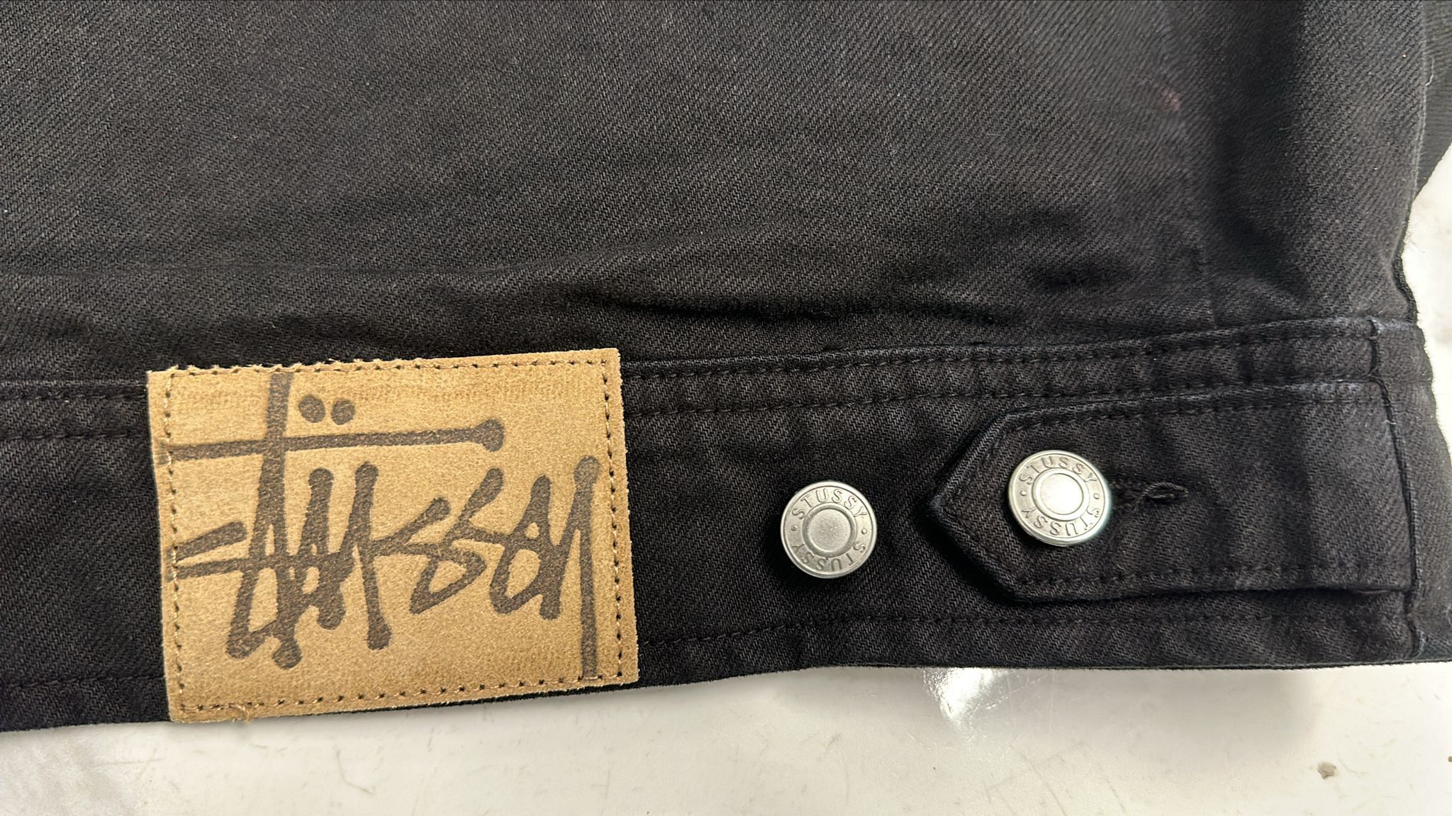 Stussy × Vintage Stüssy HO23 Zip Work Jacket “Black” Size US M / EU 48-50 / 2 - 7 Thumbnail