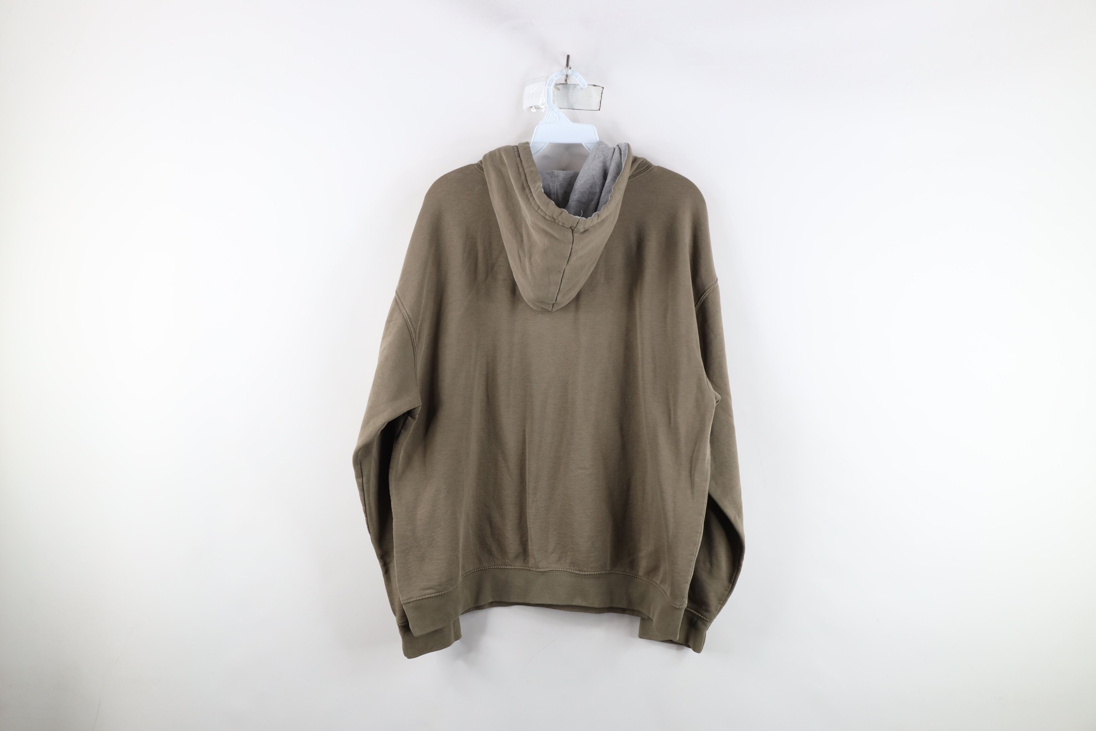 Vintage Vintage Y2K Streetwear Blank Hoodie Sweatshirt Olive Green Size US M / EU 48-50 / 2 - 13 Thumbnail