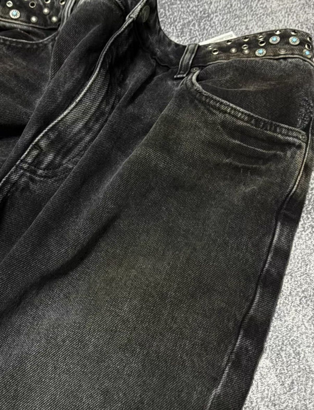 Guess GUESS. USA Gemstone Yellow Mud-Wash Jeans Size US 34 / EU 50 - 7 Thumbnail