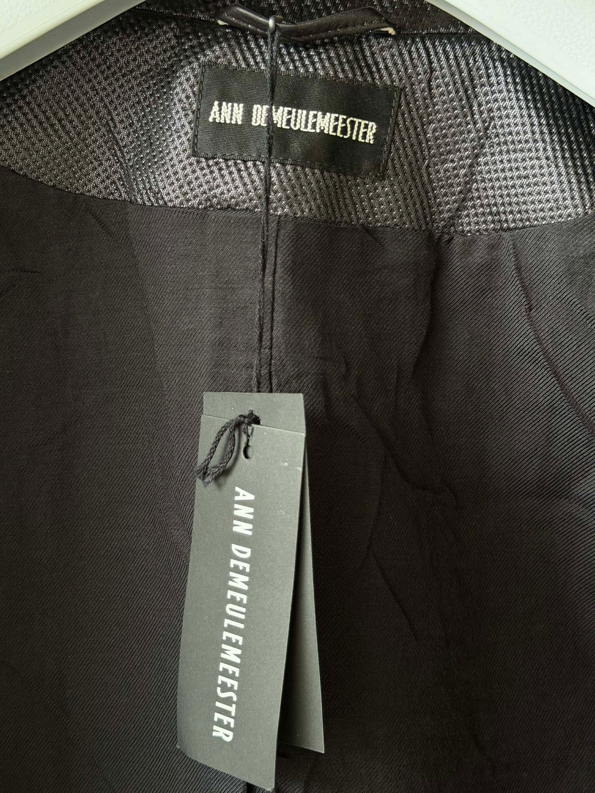 Ann Demeulemeester FW16 Ann Demeulemeester asymmetrical style leather jacket Size XS / US 0-2 / IT 36-38 - 13 Thumbnail