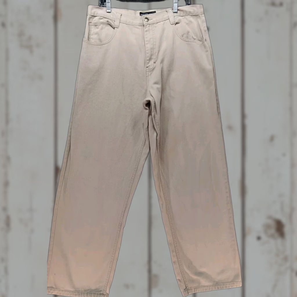 Southpole VINTAGE Southpole Jeans Men 36x31 Beige Wide-Leg Baggy Y2K Relaxed High Rise Size US 36 / EU 52 - 1 Thumbnail