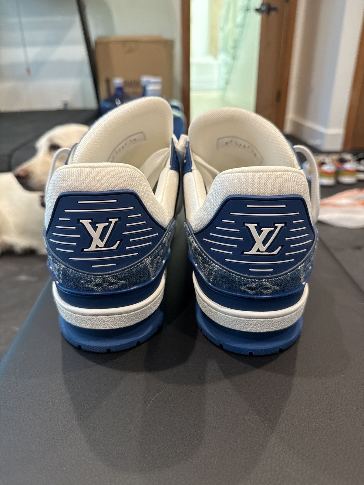 Louis Vuitton Louis Vuitton Trainer Sneaker “Blue Monogram Denim” Size US 10 / EU 43 - 3 Thumbnail