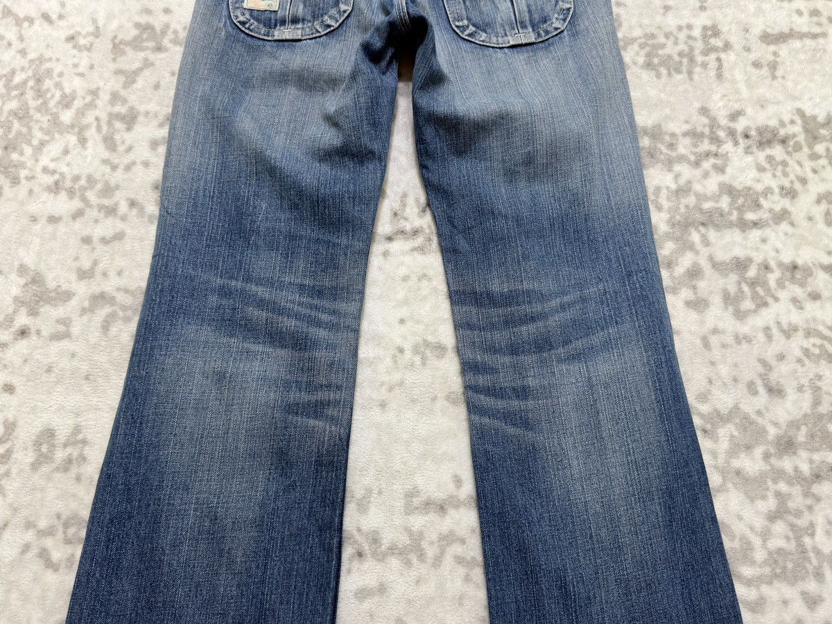 Japanese Brand Y2K Betty Smith Straight Cut Buckle Back Low Rise Denim Size 29" - 12 Thumbnail