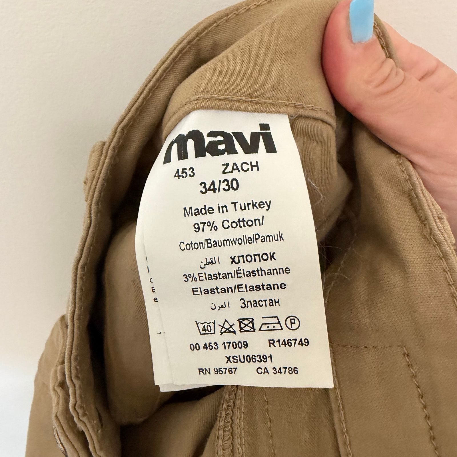 Other Mavi Tan Zach Straight Leg Jeans Pants Sz 34x30 Size US 34 / EU 50 - 4 Thumbnail