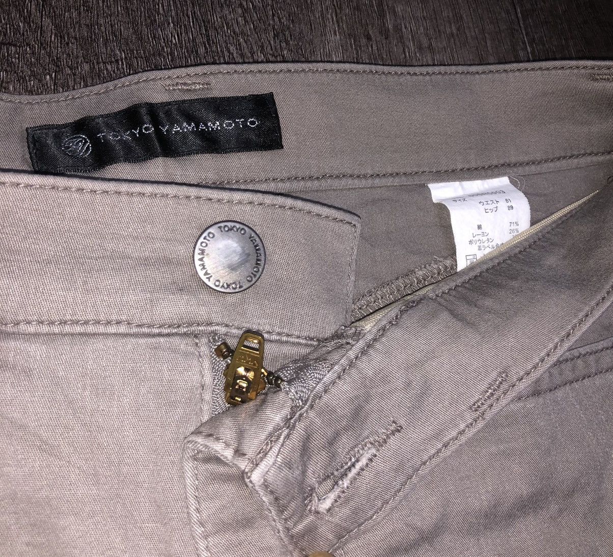 Designer × Japanese Brand × Yohji Yamamoto TOKYO YAMAMOTO SMART CASUAL PANTS Size 27" / US 4 / IT 40 - 16 Thumbnail