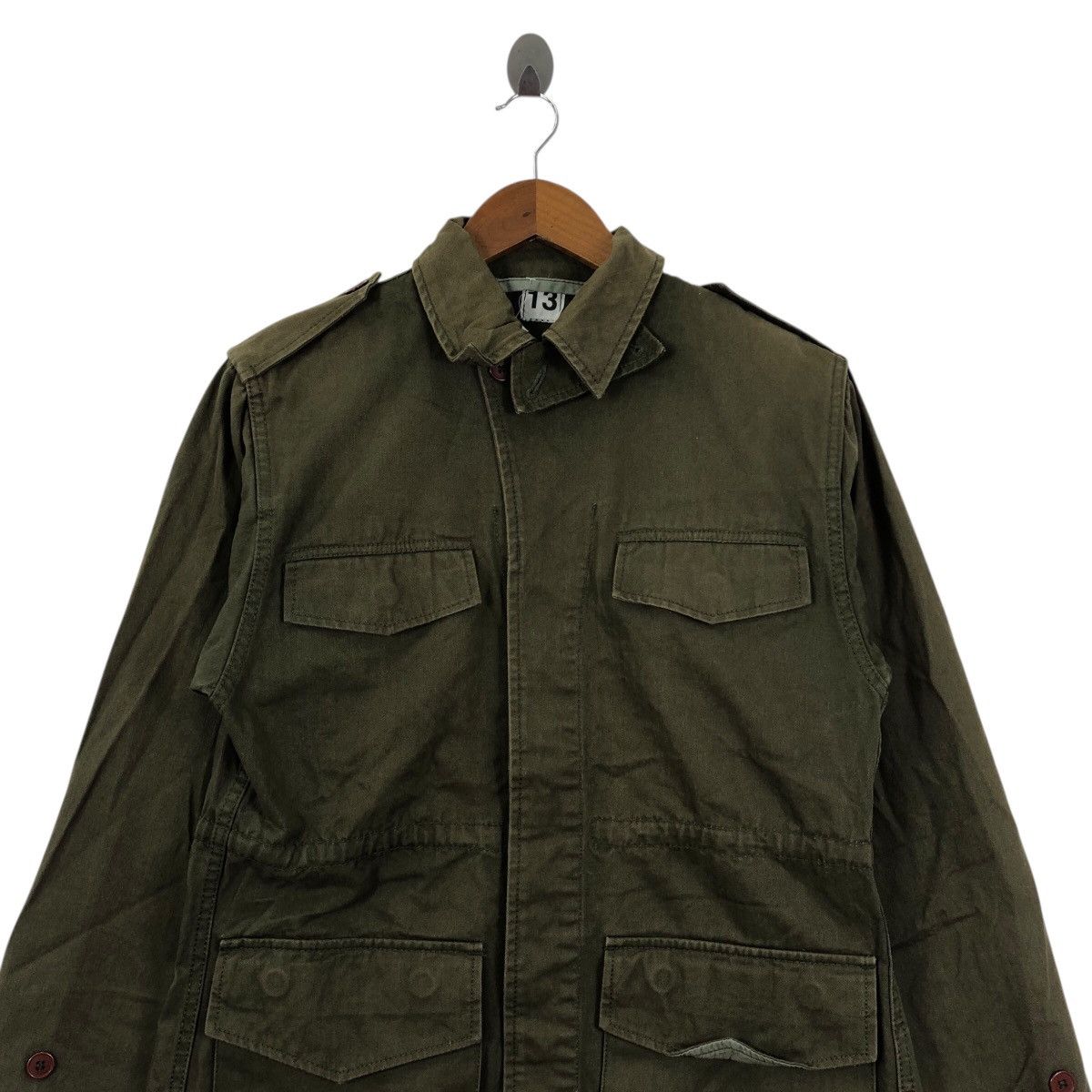 Other Vintage 80s 1952 ARMEE HOUSTON Green Army Four Pocket Jacket Size US M / EU 48-50 / 2 - 3 Thumbnail