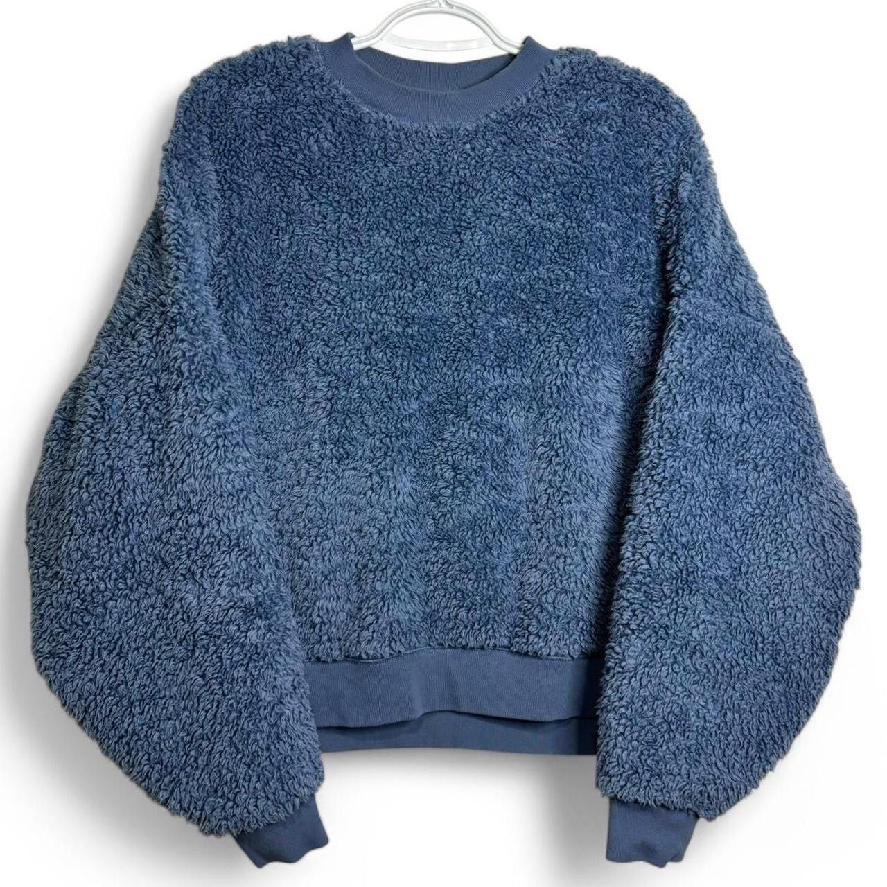 Gap GAP Blue Fluffy Boxy Sweatshirt Size M / US 6-8 / IT 42-44 - 1 Thumbnail