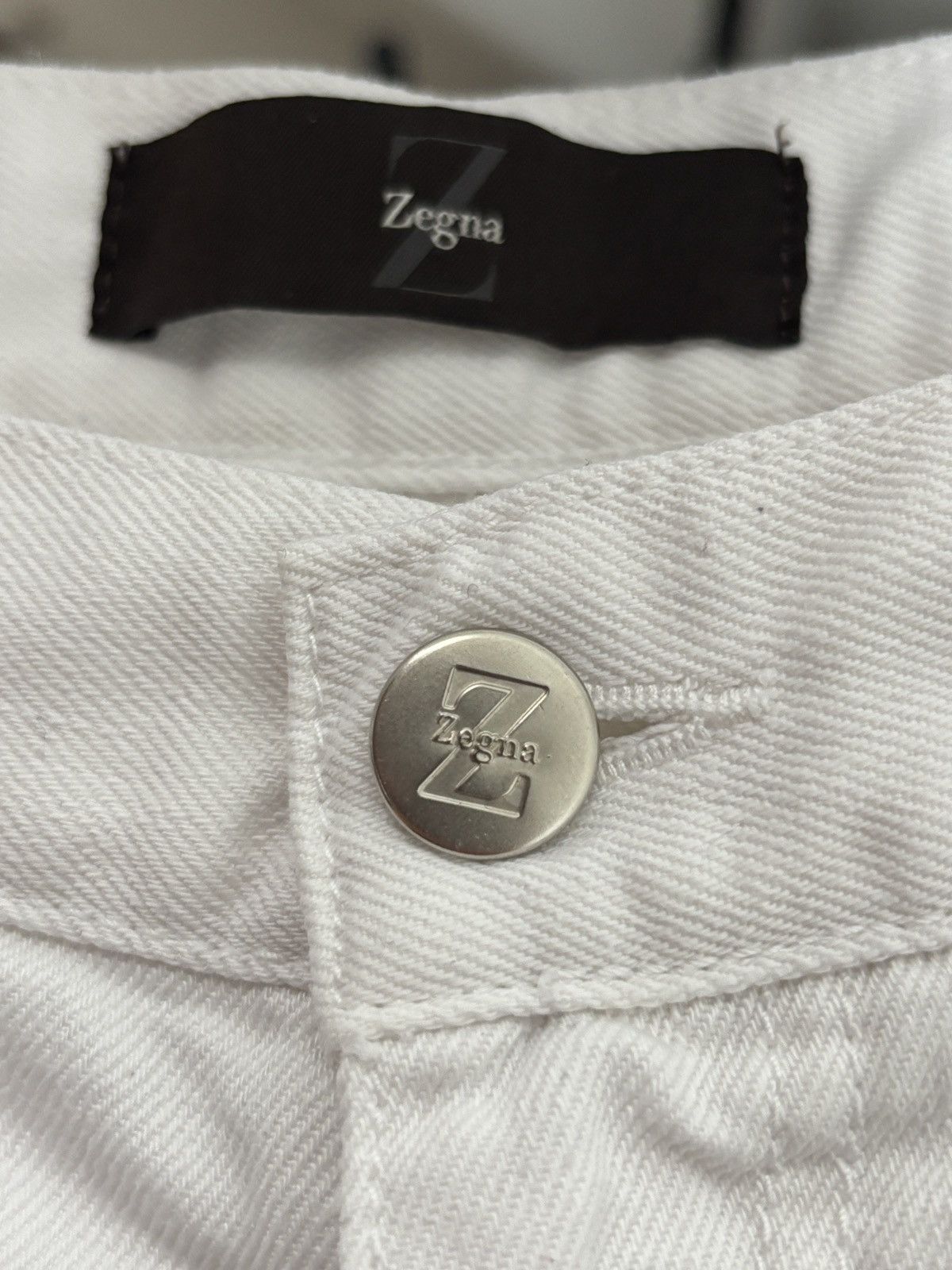 Z Zegna Z Zegna Vintage White Straight Pants Size US 32 / EU 48 - 8 Thumbnail