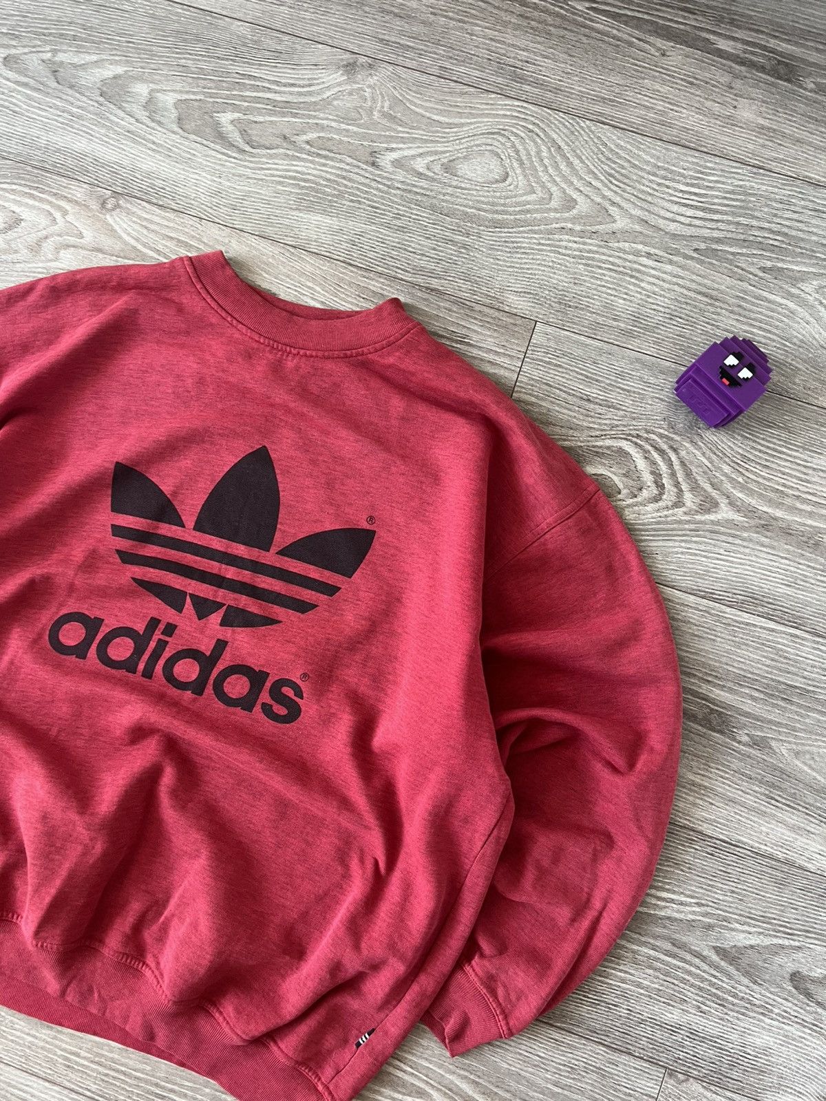 Adidas Vintage Y2k Adidas Oversize Big Logo Crewneck Sweatshirt Size US L / EU 52-54 / 3 - 8 Thumbnail