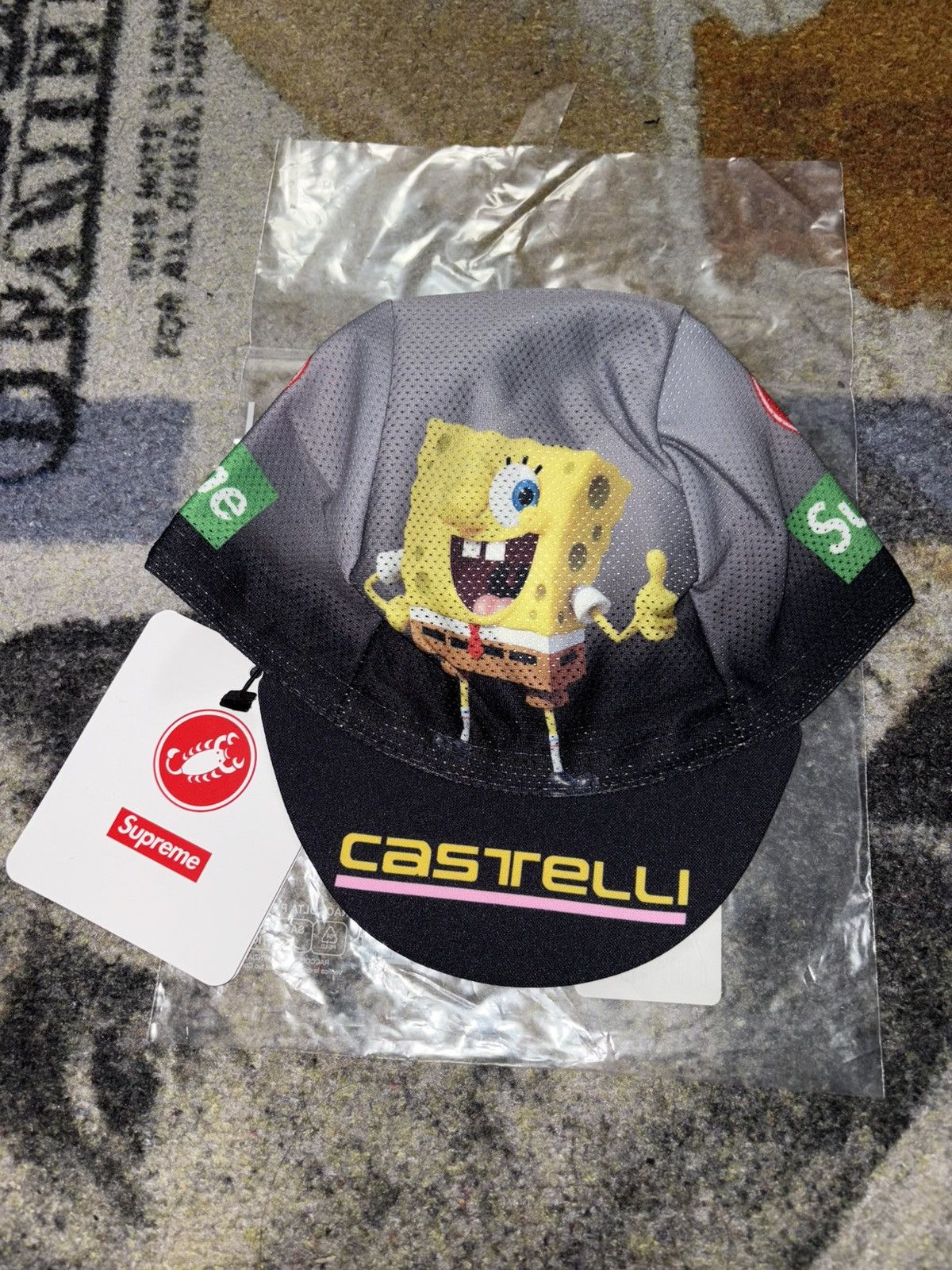 帽子 Supreme x SpongeBob SquarePants castelli Supreme SpongeBob SquarePants Castelli Cycling Cap (SS25) - $38