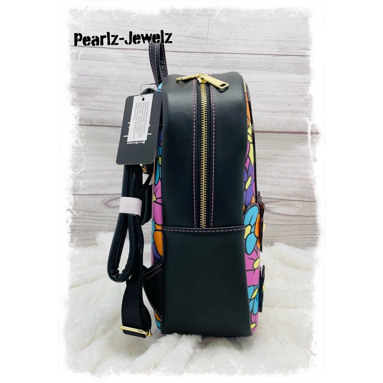 Disney Loungefly Disney Bambi Flower Skunk in Flowers Mini Backpack Size ONE SIZE - 4 Thumbnail