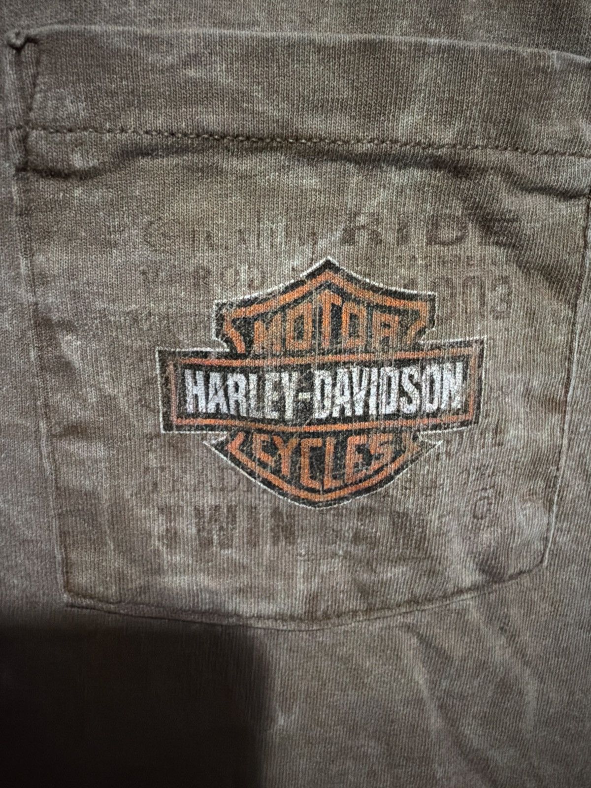 Harley Davidson Harley Vintage Pocket Tee Size US L / EU 52-54 / 3 - 3 Thumbnail