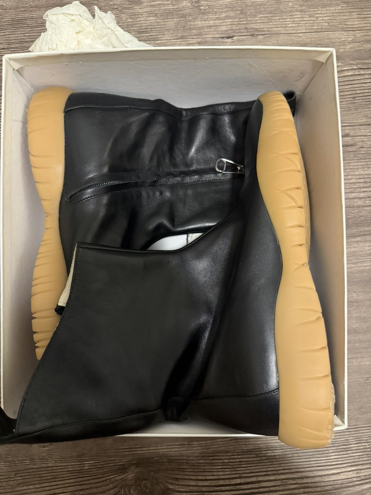 Maison Margiela Margiela Leather Tabi Replica Boots Size US 11 / EU 44 - 3 Thumbnail