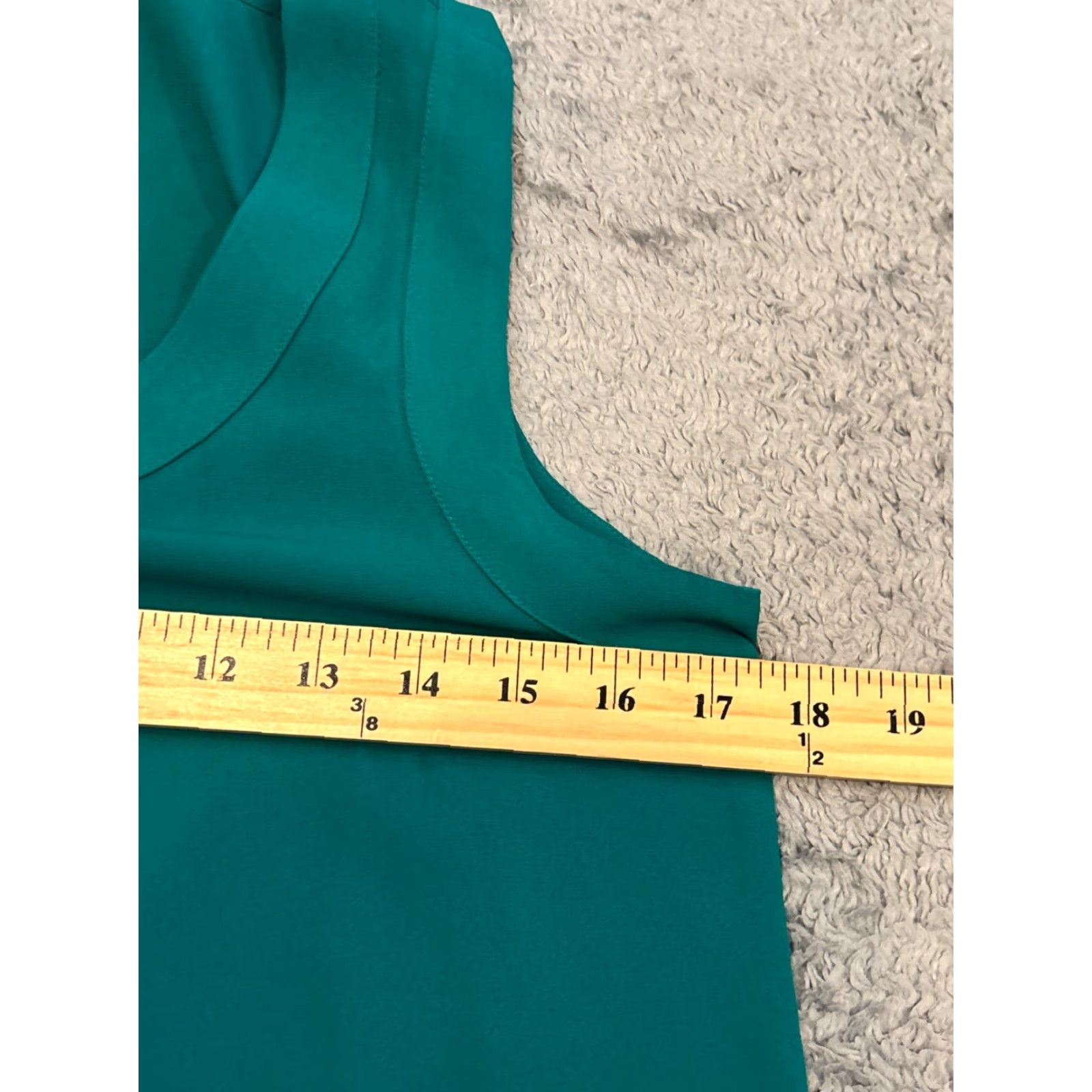 Banana Republic Banana Republic Blouse Womens XS Green Sleeveless Semi Sheer Tank Top Casual Size XS / US 0-2 / IT 36-38 - 3 Thumbnail