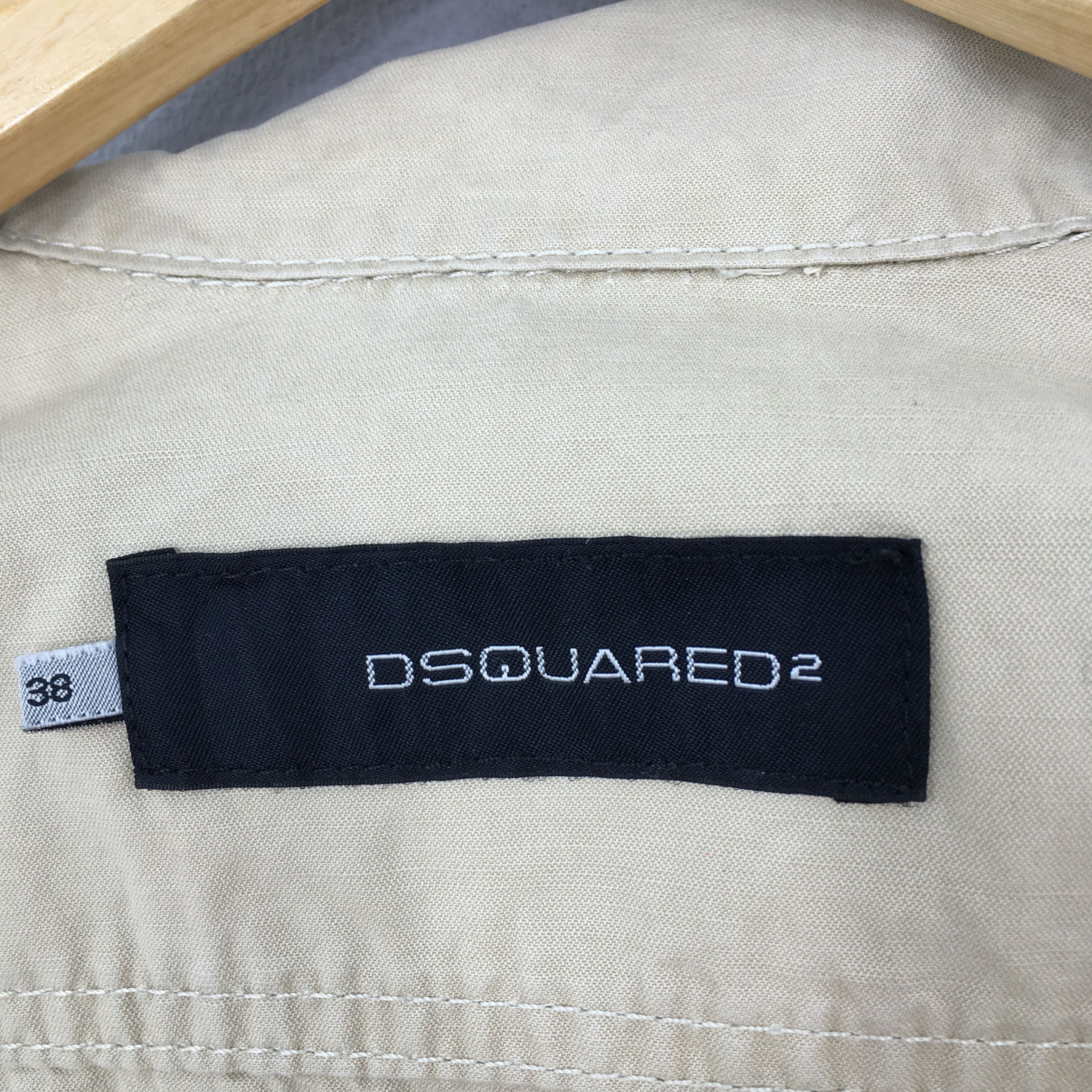Dsquared2 × Vintage Dsquared Crop Top Women Denim Jacket Trucker Small Size S / US 4 / IT 40 - 8 Thumbnail