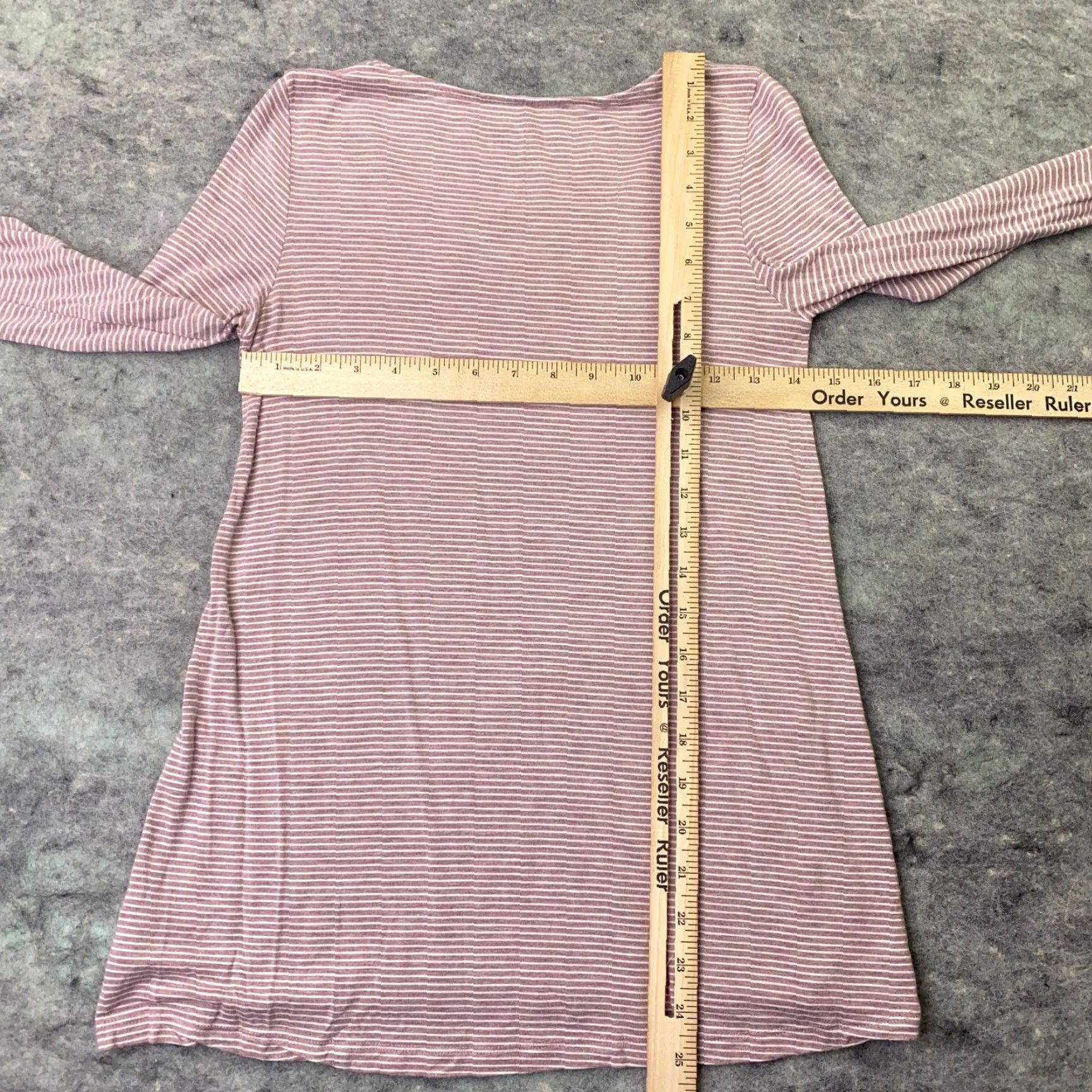 American Eagle Outfitters American Eagle Shirt Womens XS Pink Striped V-Neck Long Sleeve Flowy Soft & Sexy Size XS / US 0-2 / IT 36-38 - 7 Thumbnail