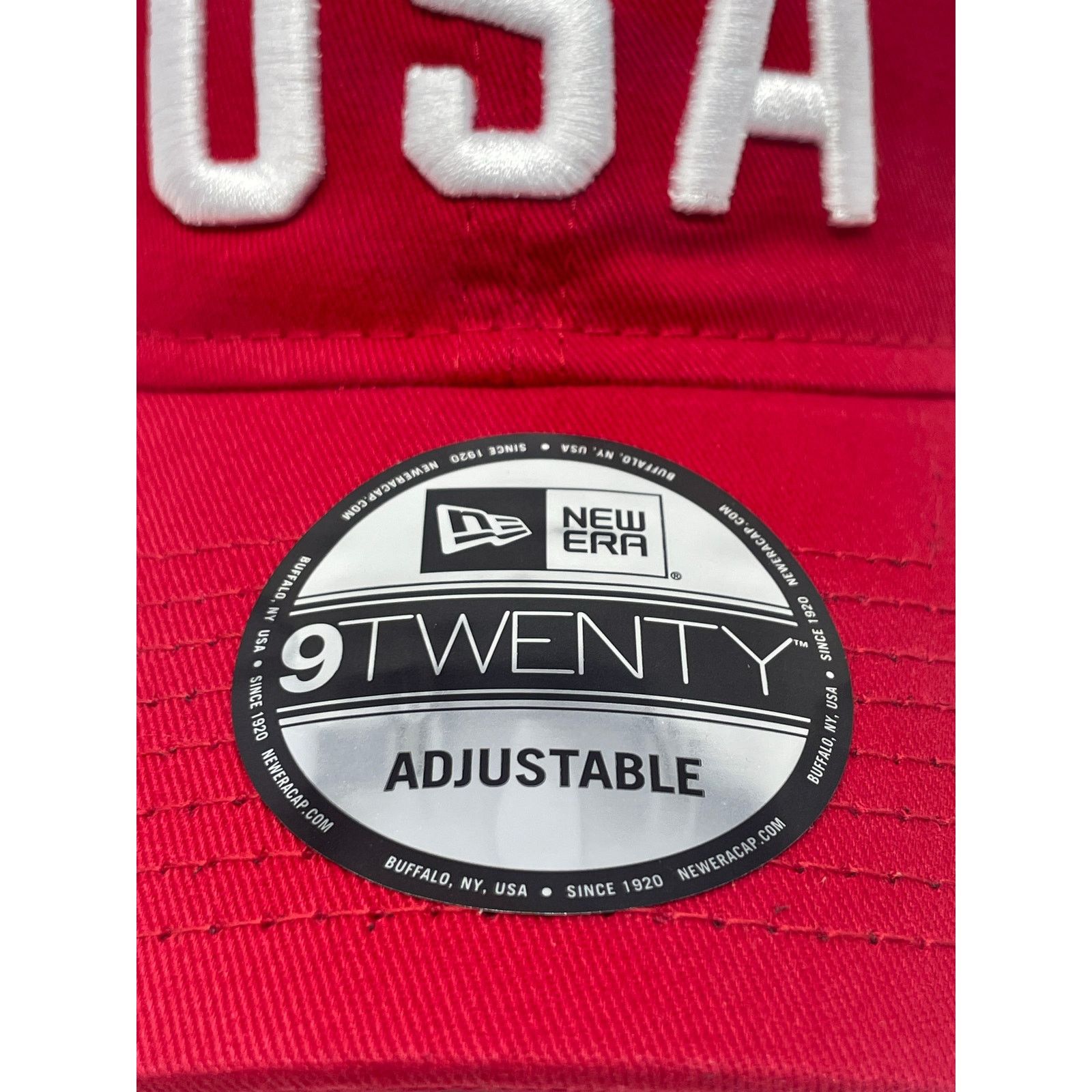 New Era New Era Team USA Olympics 9TWENTY Adjustable Hat Cap Red Men Size ONE SIZE - 4 Thumbnail