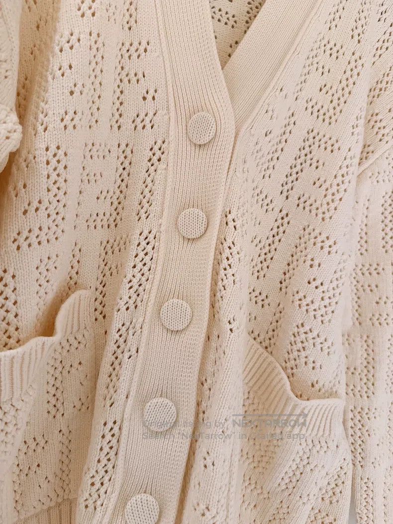 Fendi Fendi FF Logo Cut-Out Knit Cardigan Jacket Size XXS / US 00 / IT 34 - 5 Thumbnail