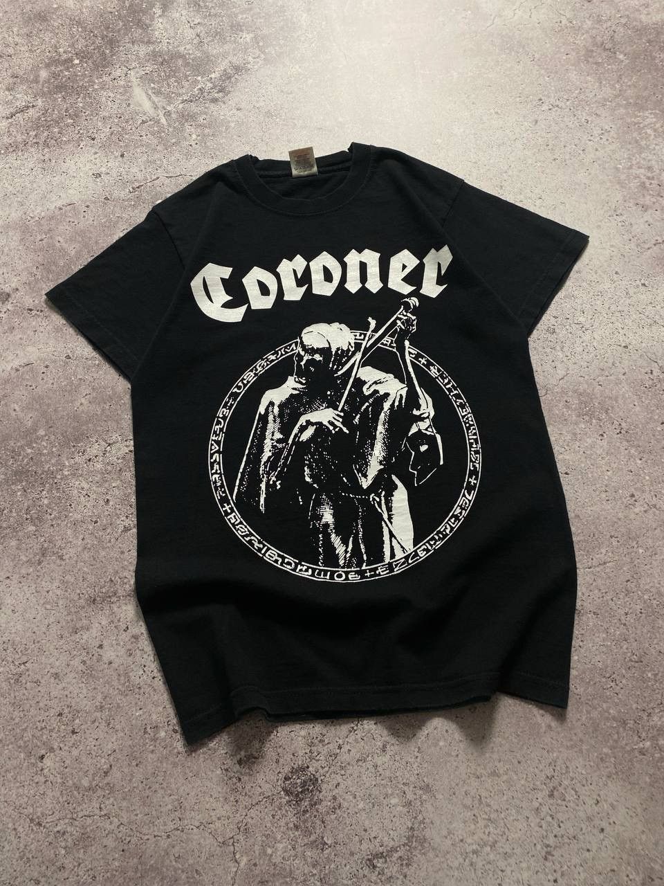Band Tees CORONER “PUNISHMENT FOR DECADENCE” THRASH METAL BAND T SHIRT Size US S / EU 44-46 / 1 - 3 Thumbnail
