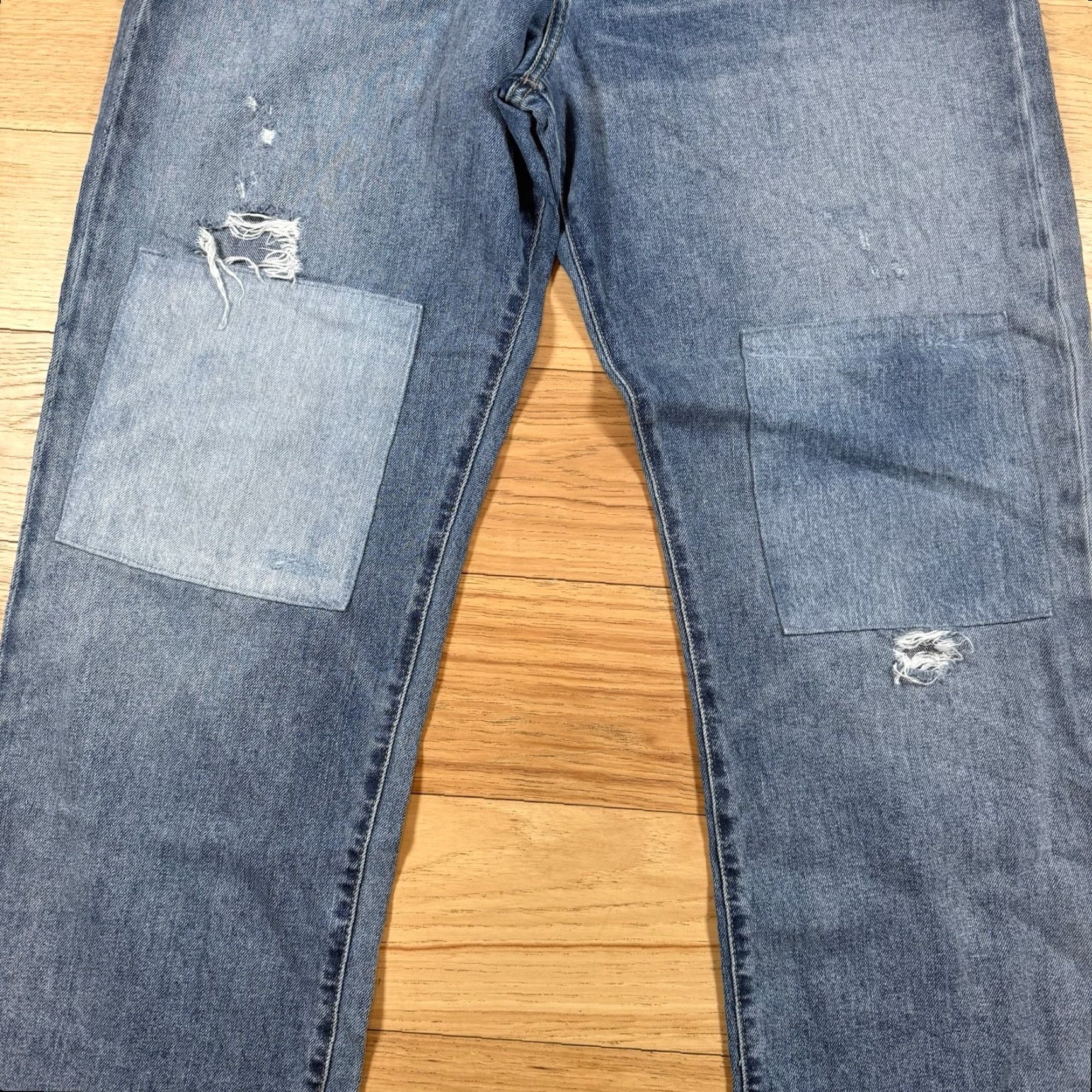 Polo Ralph Lauren Polo Ralph Lauren Jeans Patchwork Blue Men 34x31 Relaxed Straight Button Fly Pink? Size US S / EU 44-46 / 1 - 3 Thumbnail
