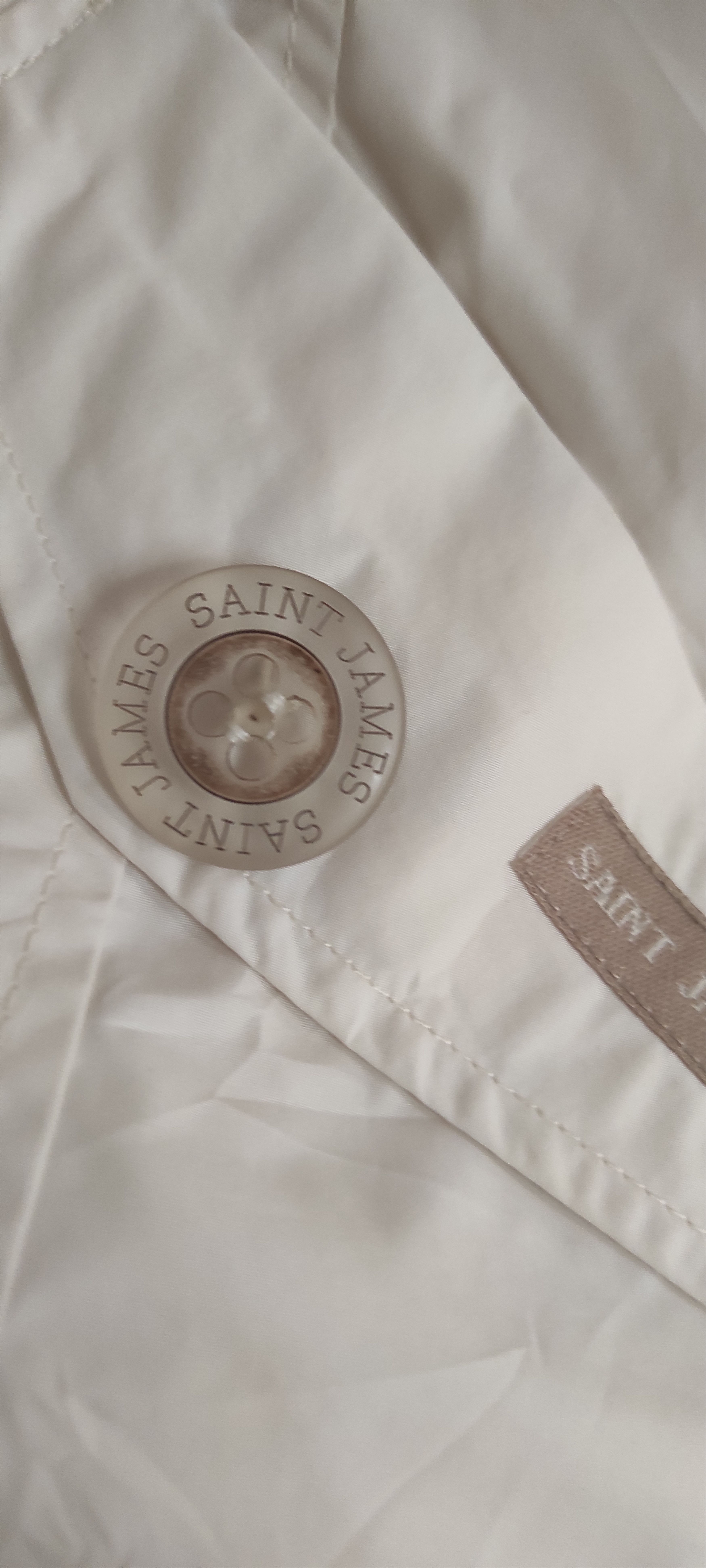 Saint James Saint James Double-Breasted Women Trench Coat Jacket Size XXL / US 16-18 / IT 52-54 - 5 Thumbnail