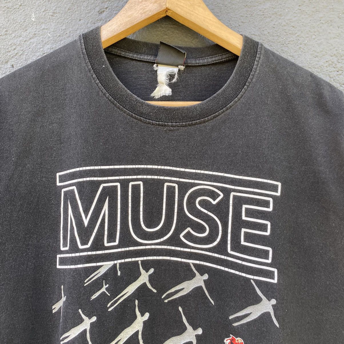 Band Tees Thrashed Faded Vintage Y2K Muse Band Promo Boot ERD GRUNGE T Size US L / EU 52-54 / 3 - 3 Thumbnail