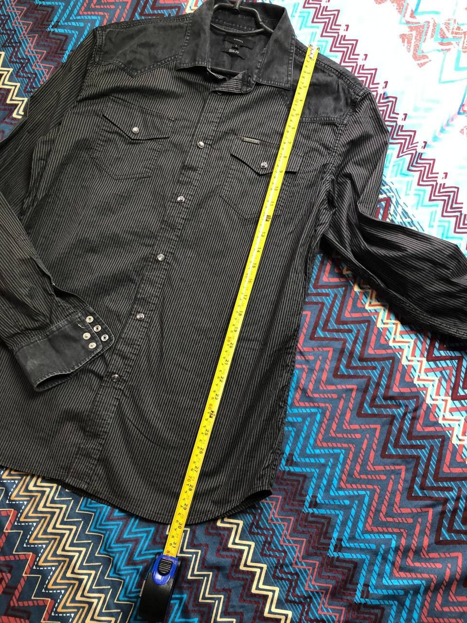 Diesel Vintage Y2K Diesel shirt striped streetwear luxury Size US L / EU 52-54 / 3 - 9 Thumbnail